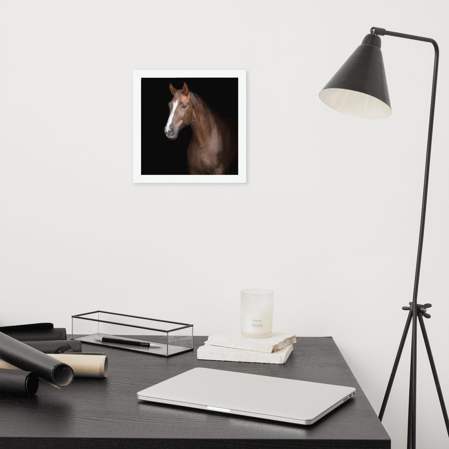 Framed Poster (Horse Wall Art Horizontal - Model 005)