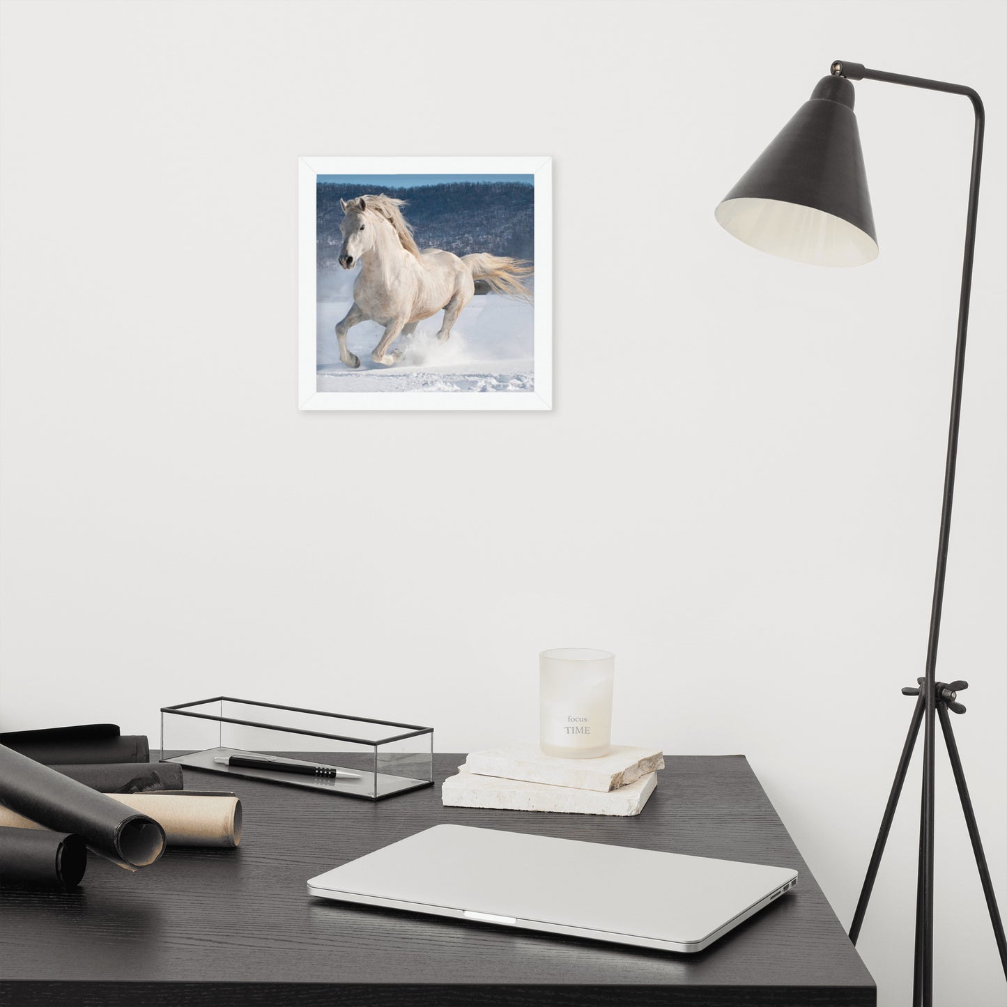 Framed Poster (Horse Wall Art Horizontal - Model 0012)