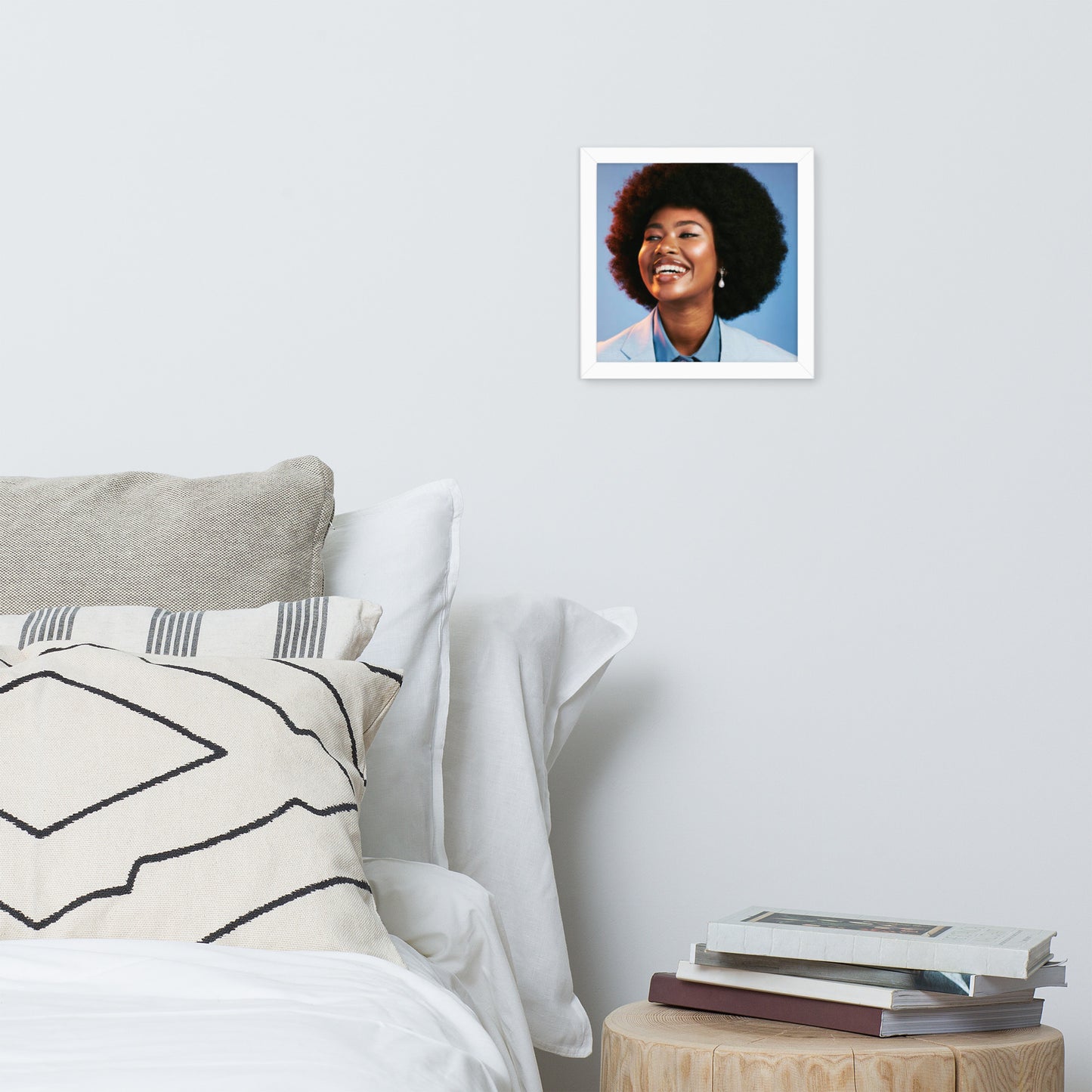 Smiles + Laughter = Priceless. Framed Poster Wall Art (Horizontal Model 0015)