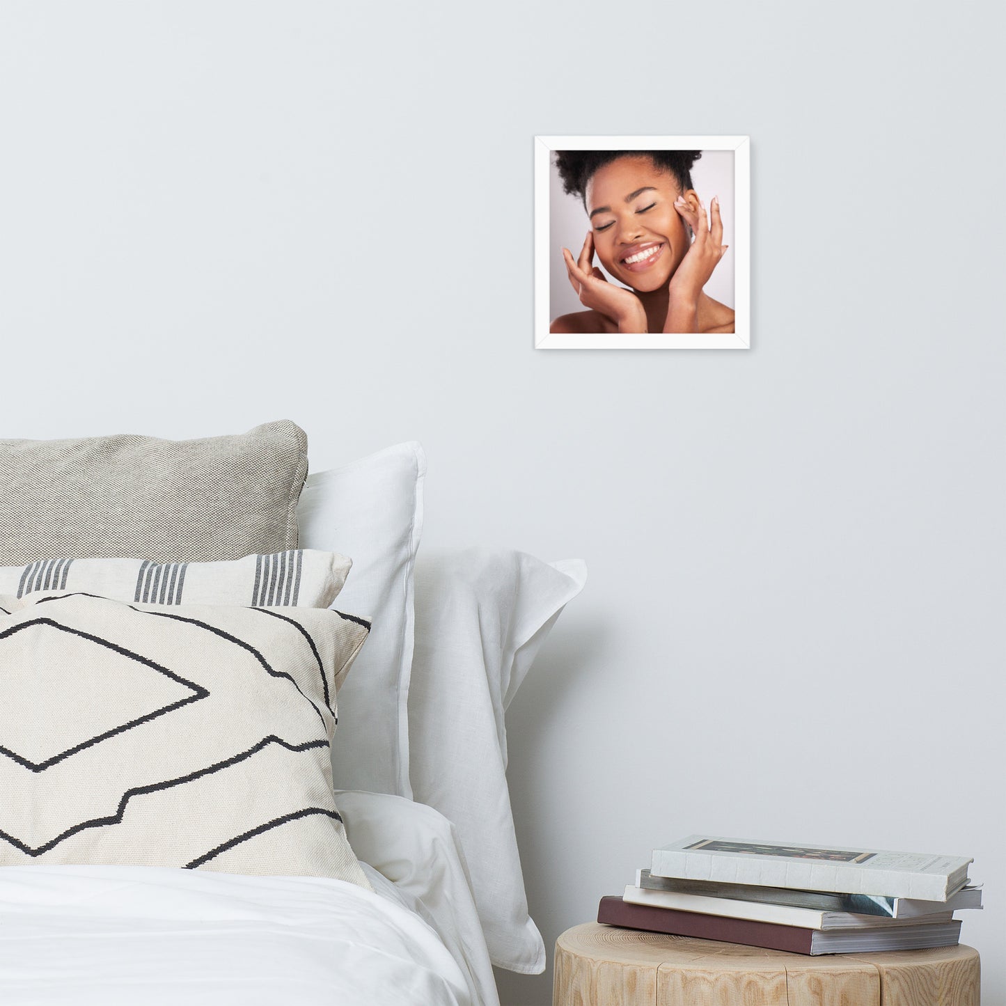 Smiles + Laughter = Priceless. Framed Poster Wall Art (Horizontal Model 0022)