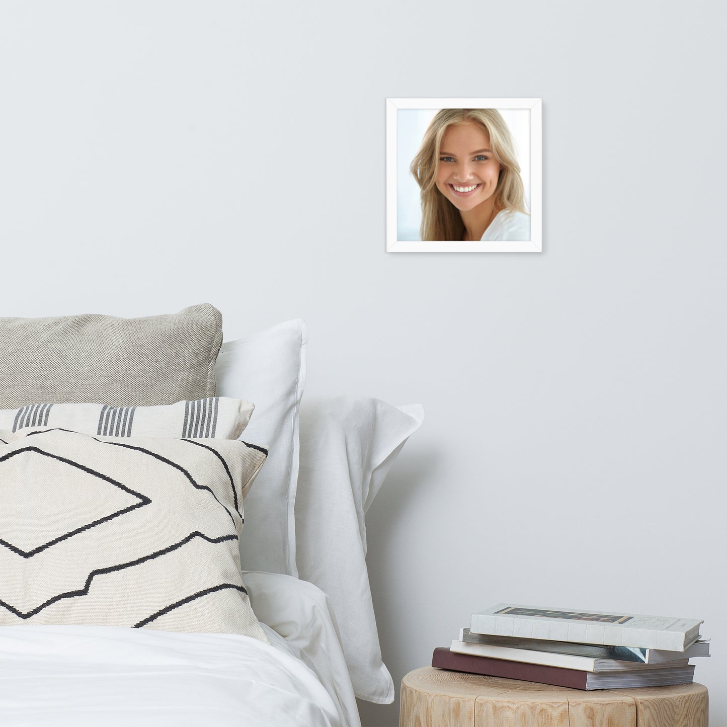 Smiles + Laughter = Priceless. Framed Poster Wall Art (Horizontal Model 0037)