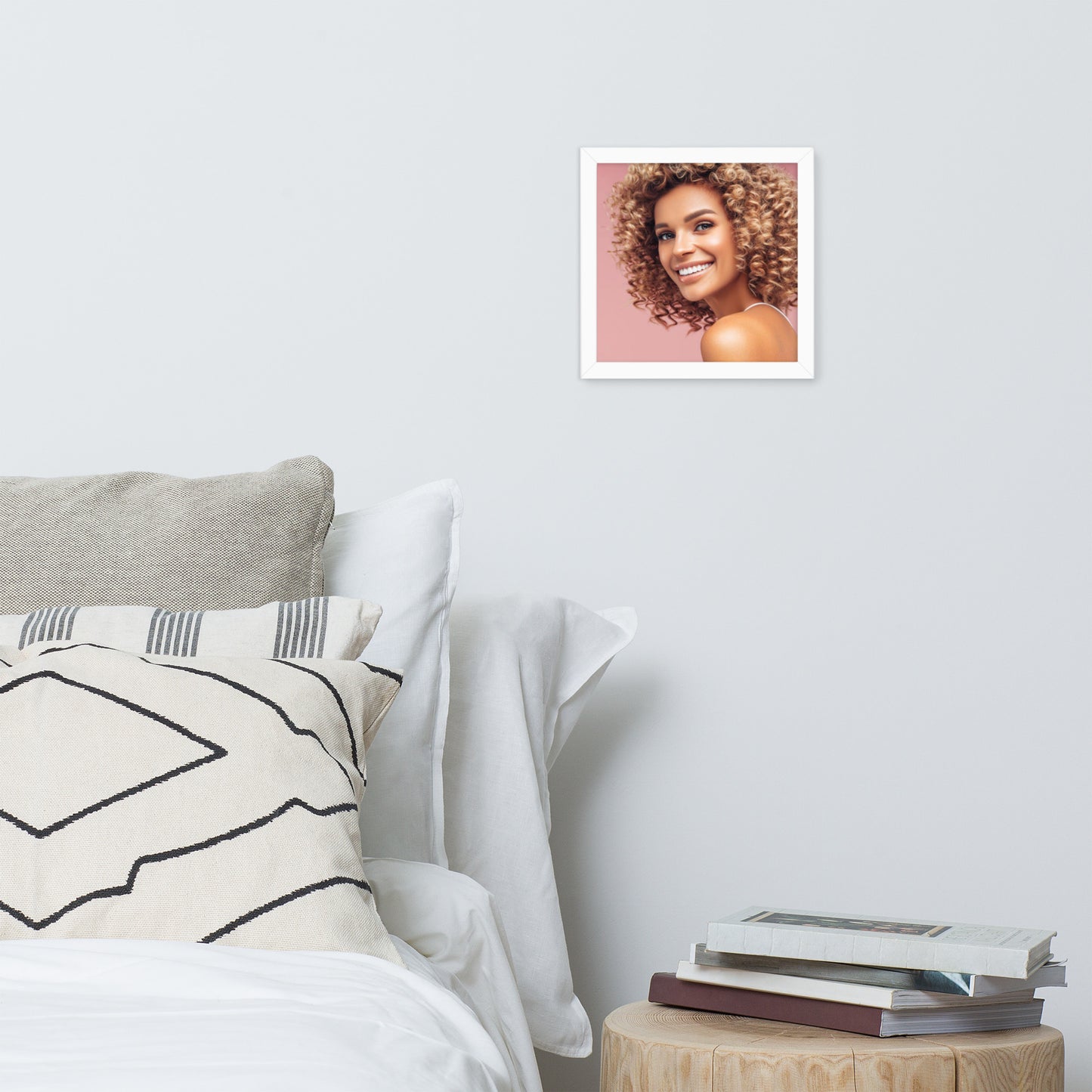 Smiles + Laughter = Priceless. Framed Poster Wall Art (Horizontal Model 0053)