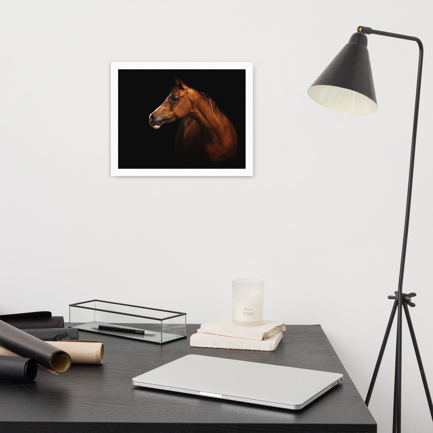 Framed Poster (Horse Wall Art Horizontal - Model 006)