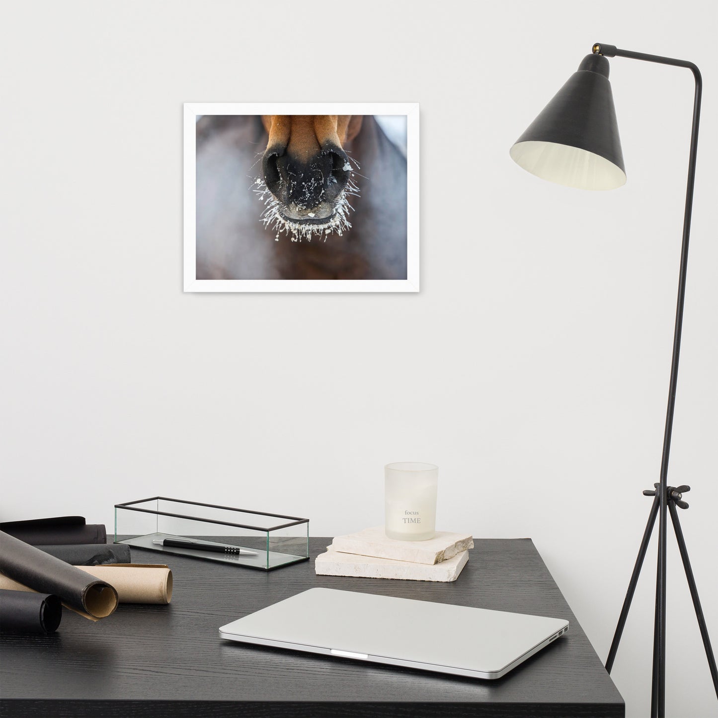 Framed Poster (Horse Wall Art Horizontal - Model 0014)