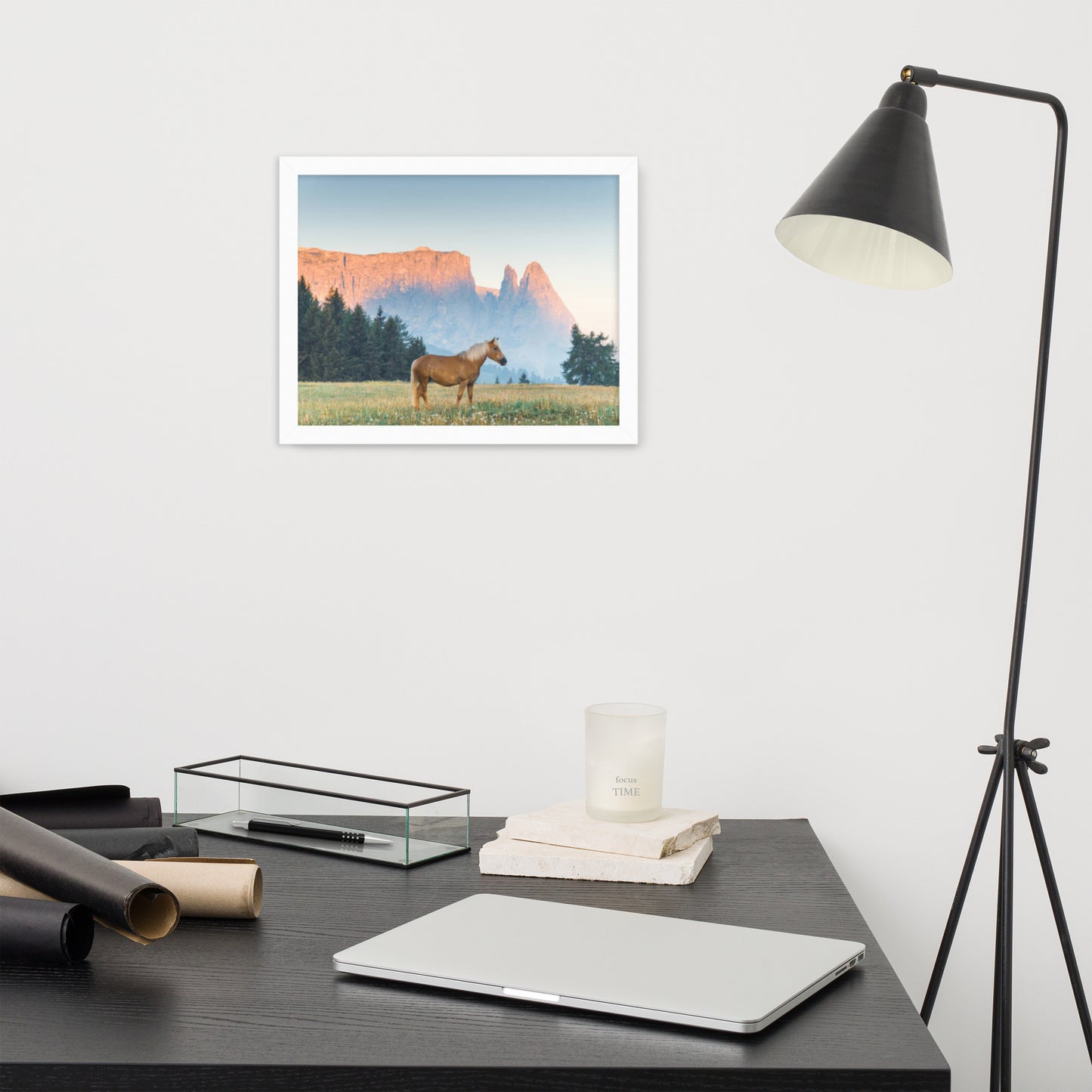 Framed Poster (Horse Wall Art Horizontal - Model 0015)