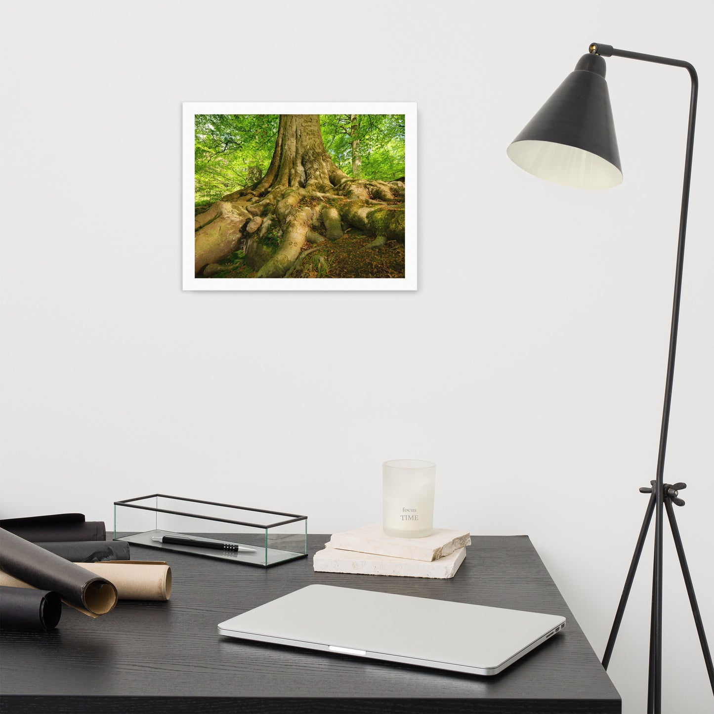 Scenic Nature View Framed Poster Wall Art (Horizontal Model 002)