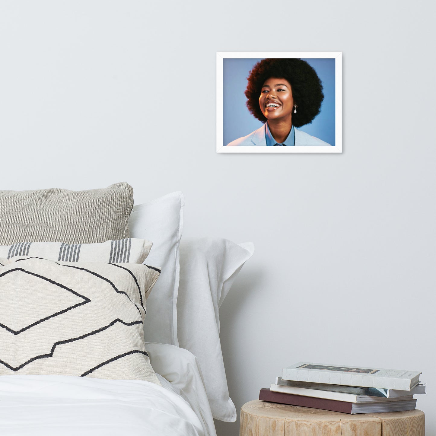 Smiles + Laughter = Priceless. Framed Poster Wall Art (Horizontal Model 0015)