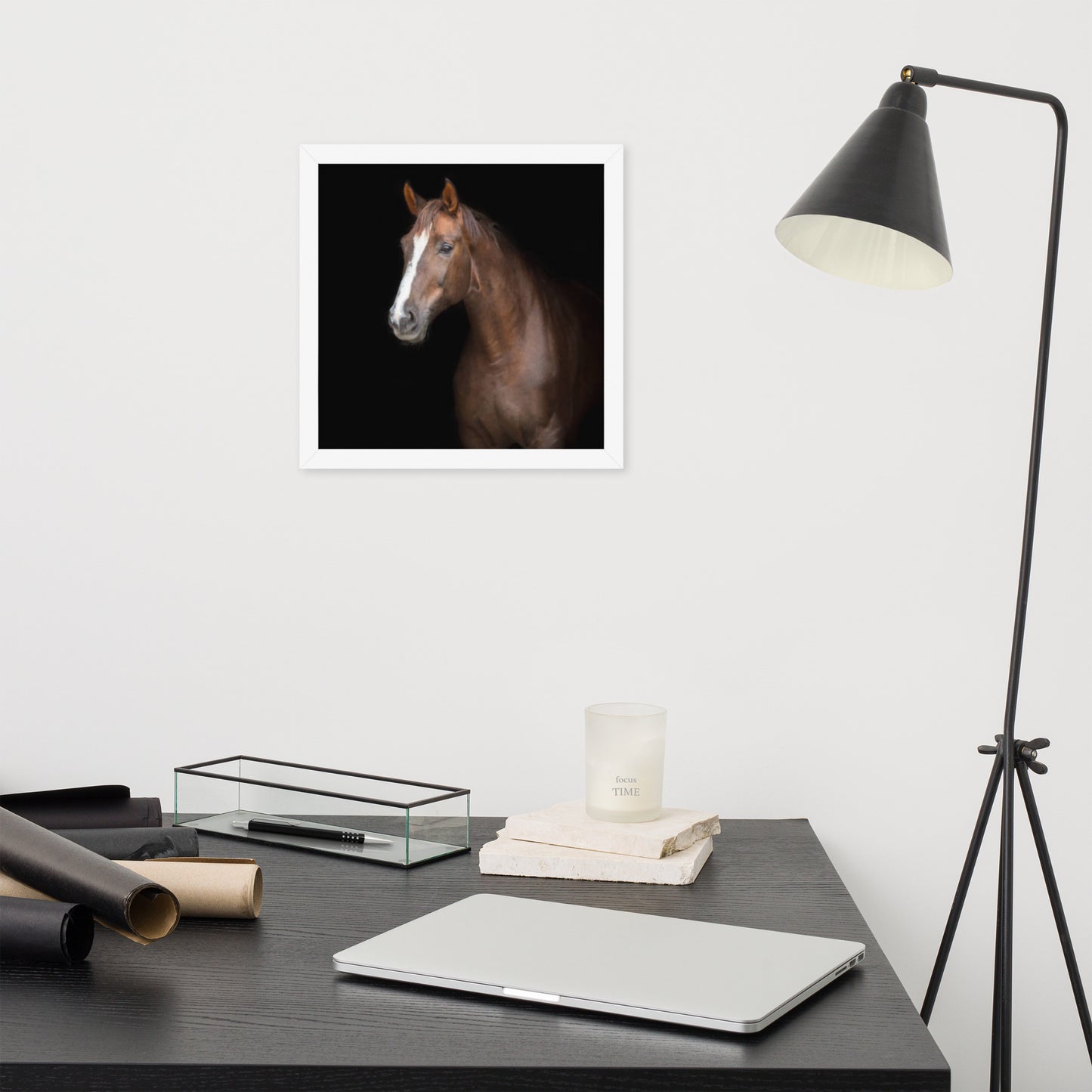 Framed Poster (Horse Wall Art Horizontal - Model 005)