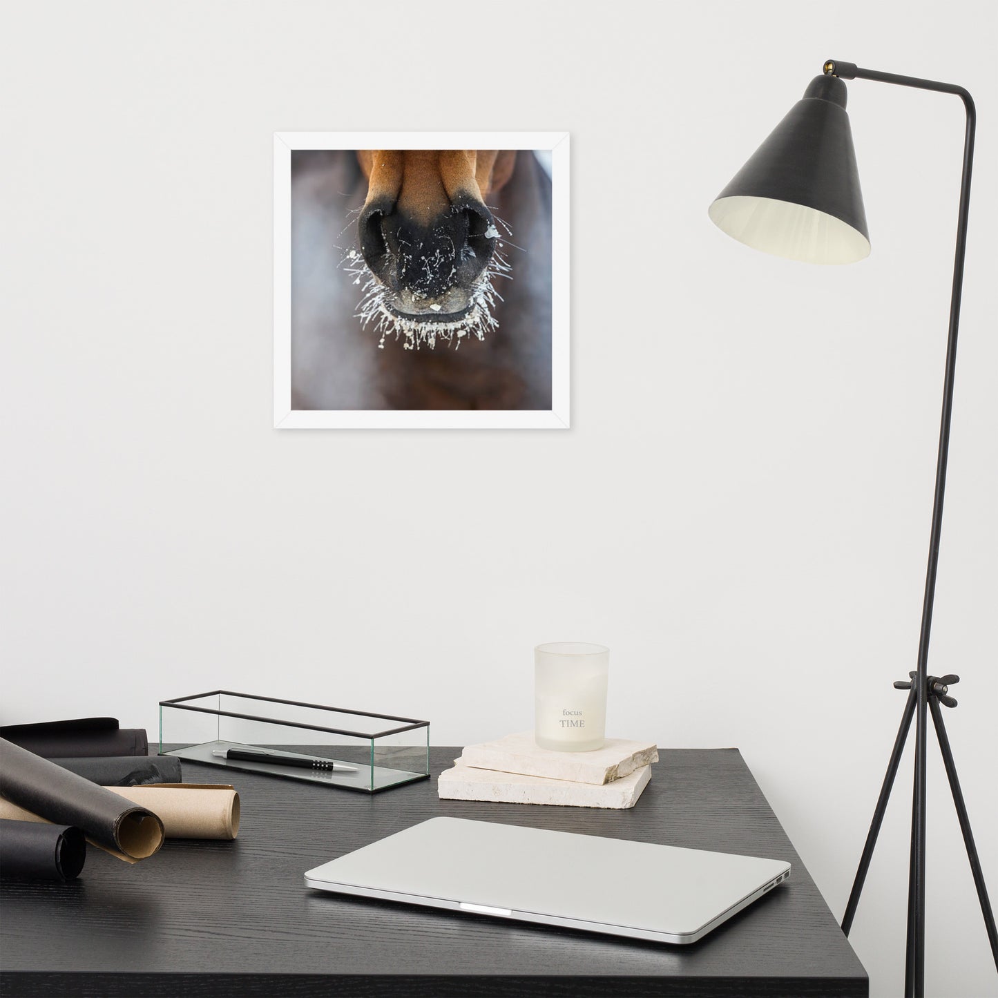 Framed Poster (Horse Wall Art Horizontal - Model 0014)