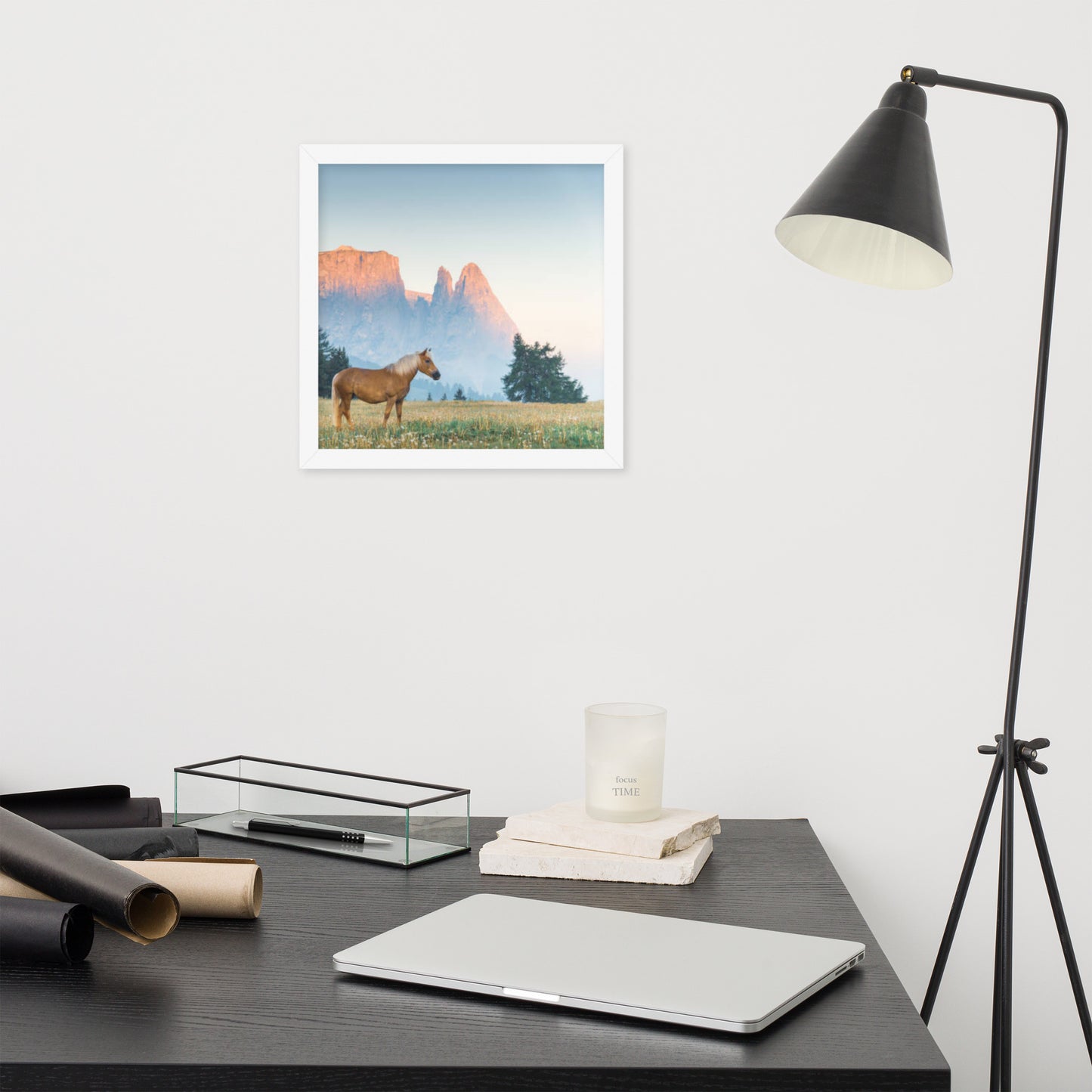 Framed Poster (Horse Wall Art Horizontal - Model 0015)