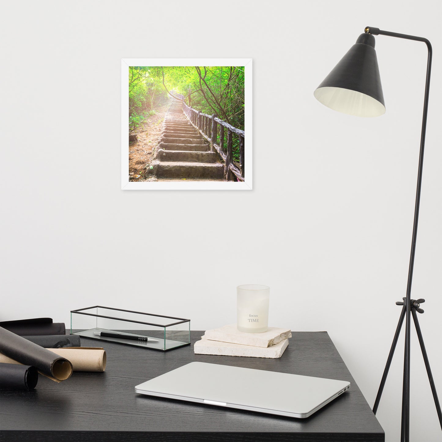 Scenic Nature View Framed Poster Wall Art (Horizontal Model 005)