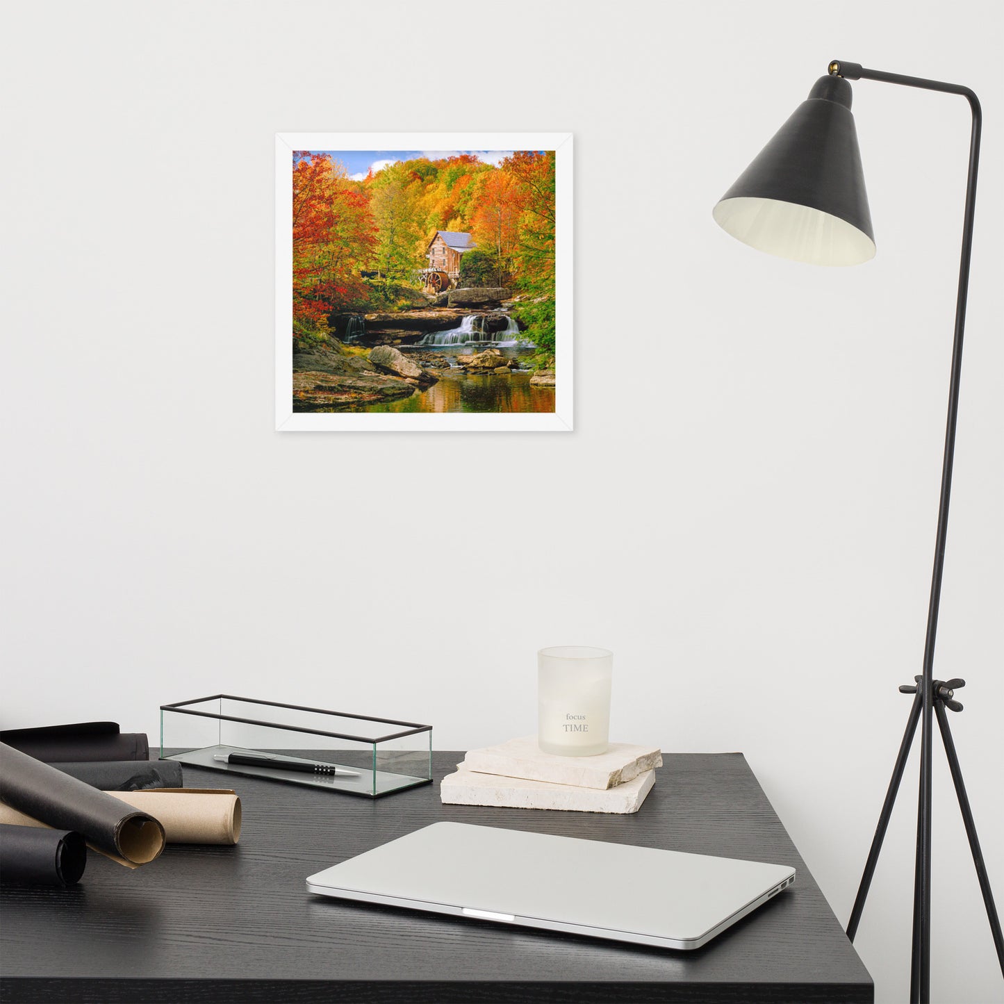 Scenic Nature View Framed Poster Wall Art (Horizontal Model 0011)