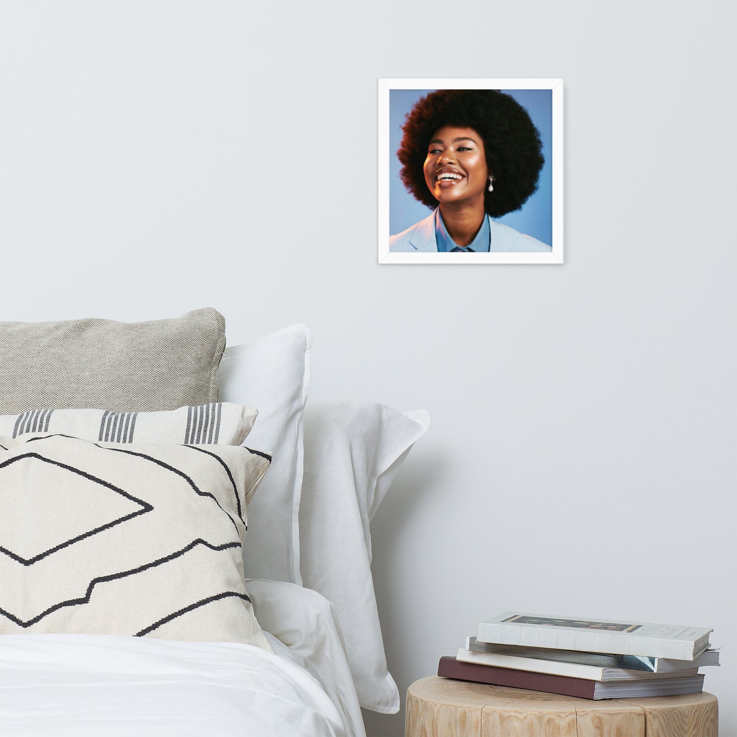 Smiles + Laughter = Priceless. Framed Poster Wall Art (Horizontal Model 0015)