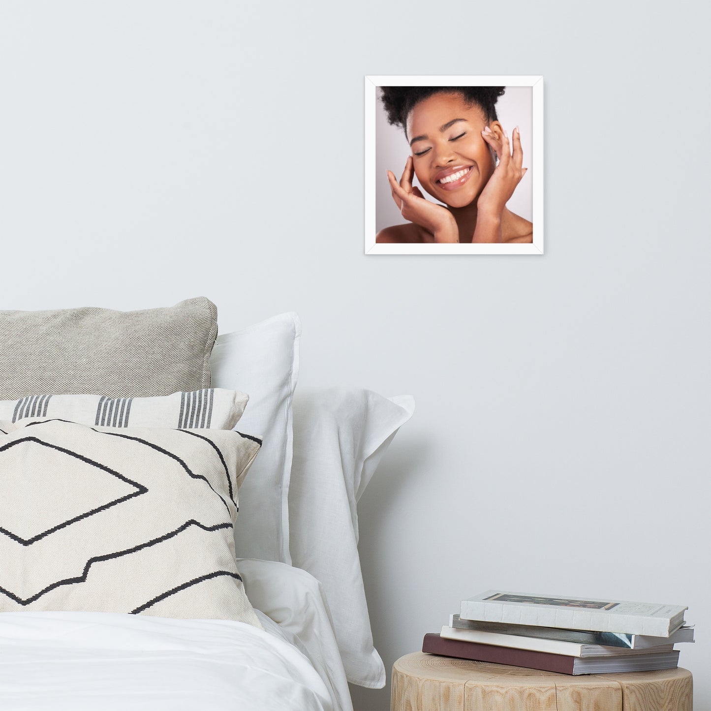 Smiles + Laughter = Priceless. Framed Poster Wall Art (Horizontal Model 0022)