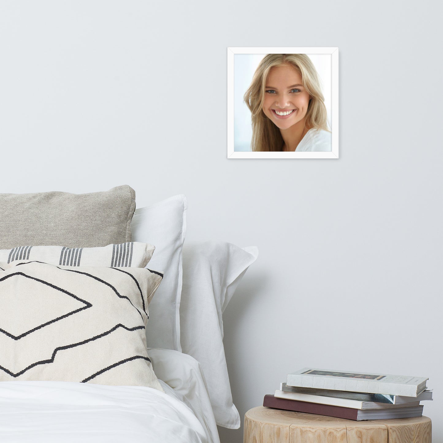 Smiles + Laughter = Priceless. Framed Poster Wall Art (Horizontal Model 0037)