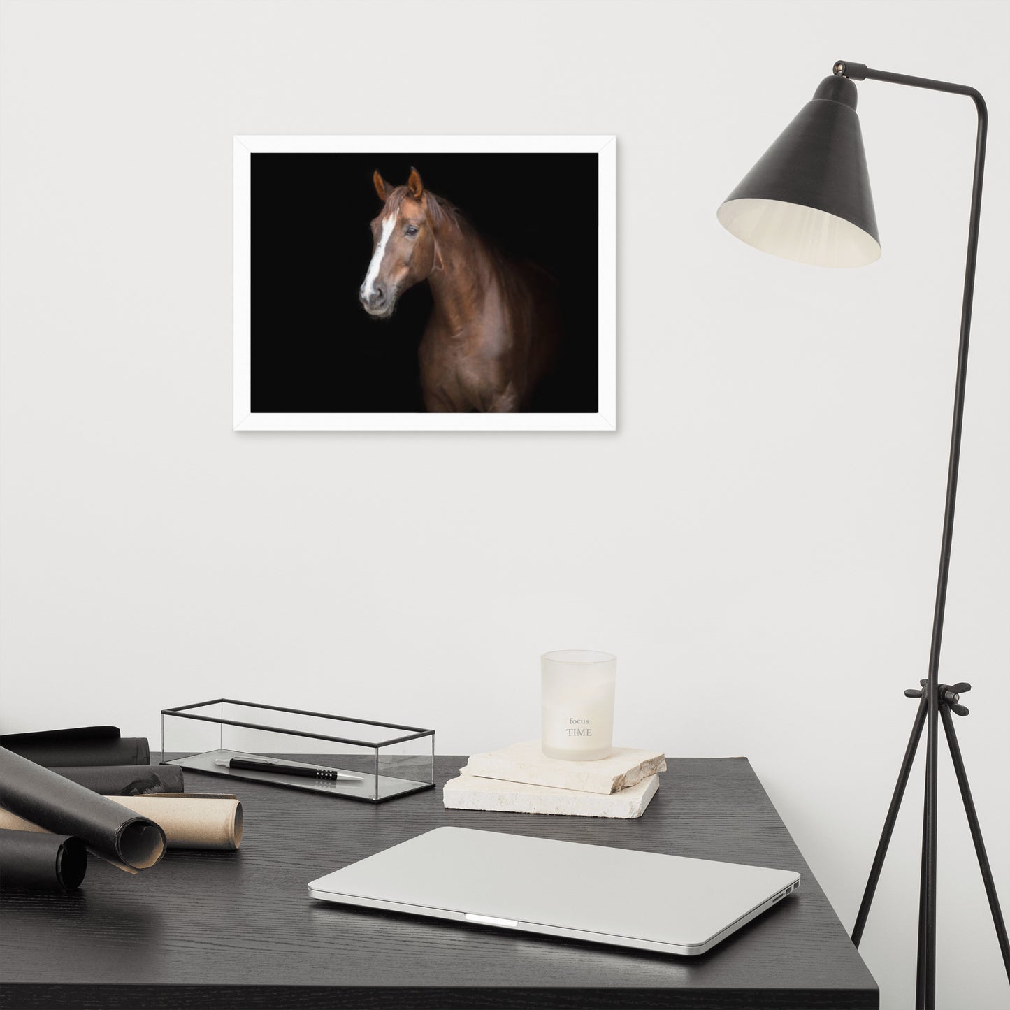 Framed Poster (Horse Wall Art Horizontal - Model 005)