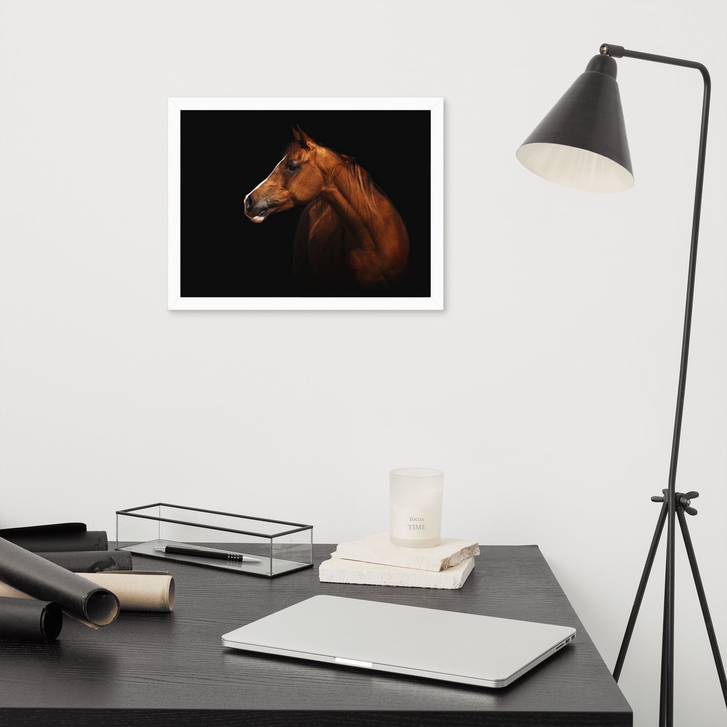 Framed Poster (Horse Wall Art Horizontal - Model 006)