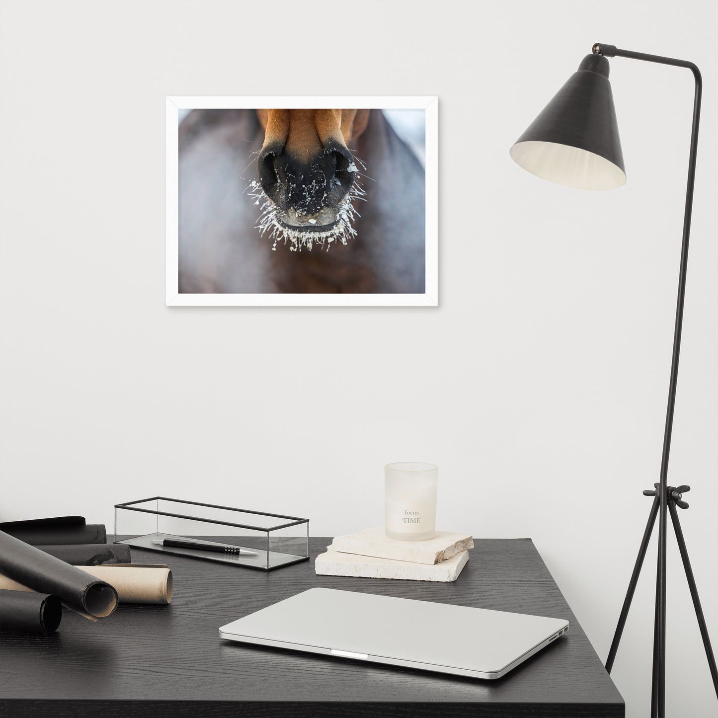 Framed Poster (Horse Wall Art Horizontal - Model 0014)