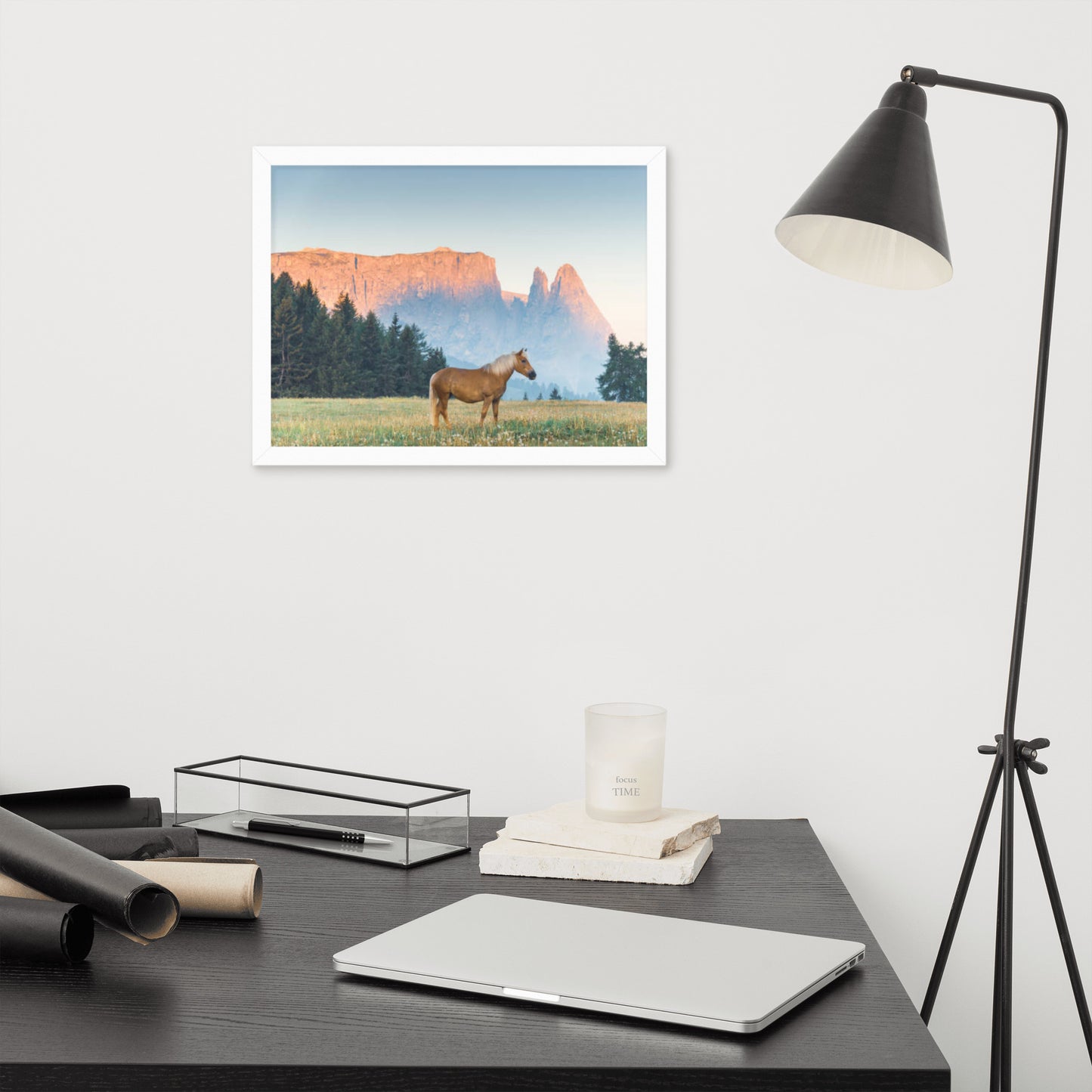 Framed Poster (Horse Wall Art Horizontal - Model 0015)