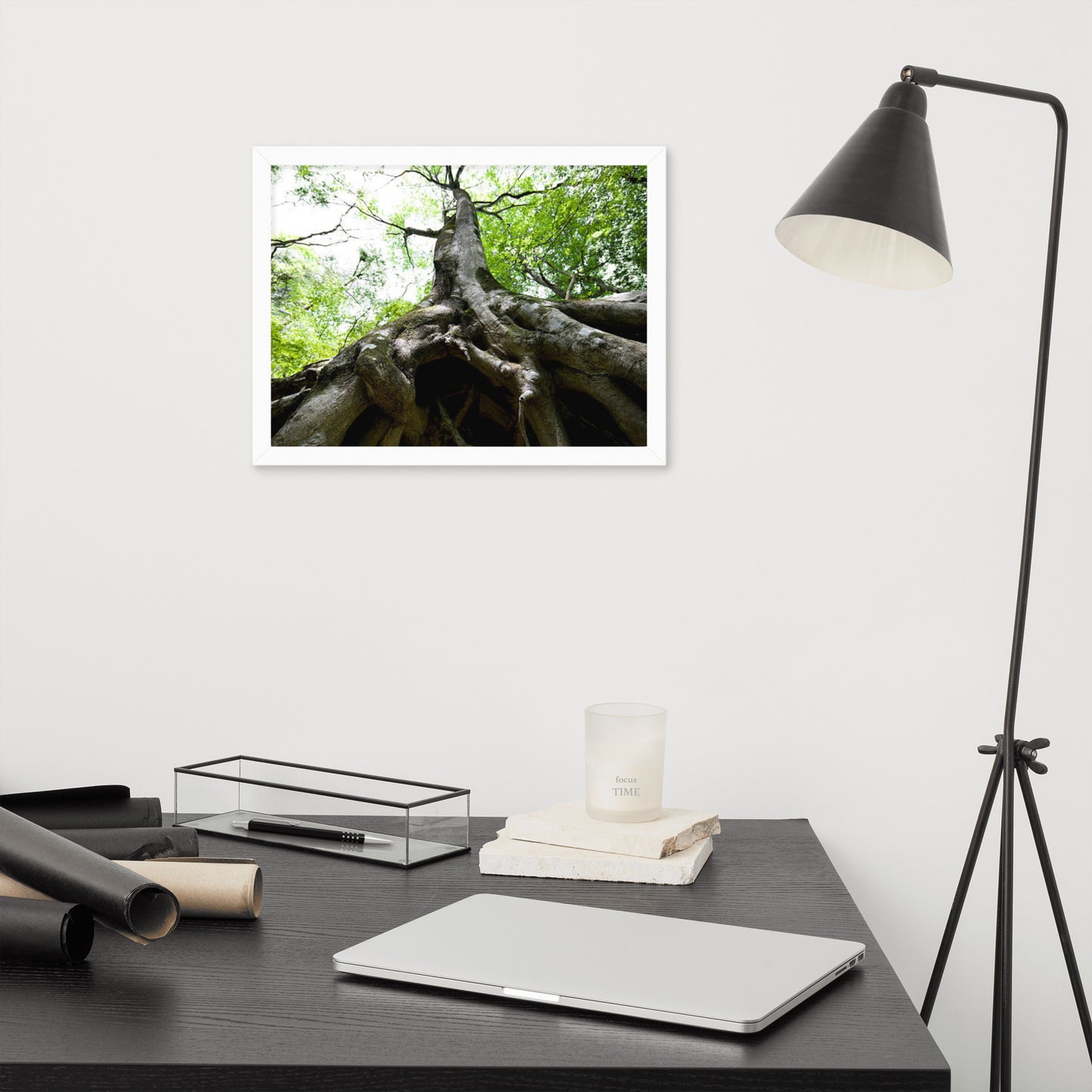 Scenic Nature View Framed Poster Wall Art (Horizontal Model 001)