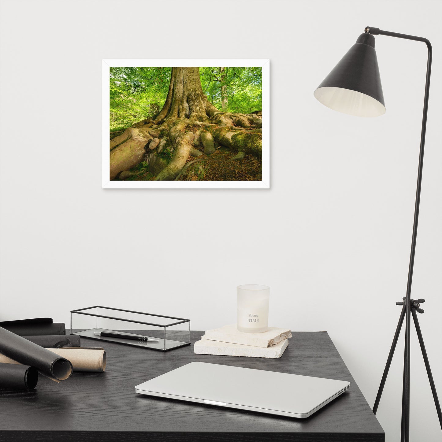 Scenic Nature View Framed Poster Wall Art (Horizontal Model 002)