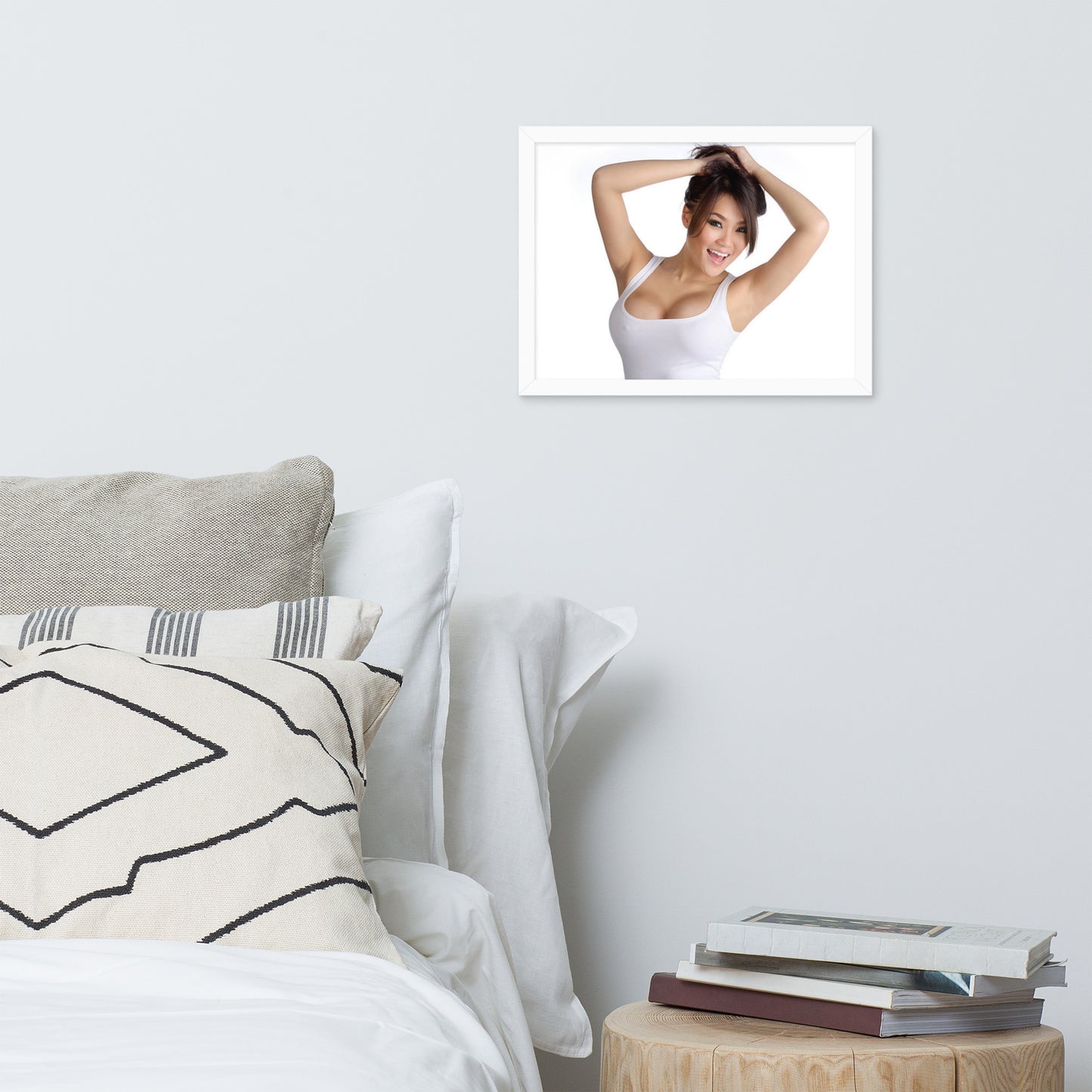 Smiles + Laughter = Priceless. Framed Poster Wall Art (Horizontal Model 0048)