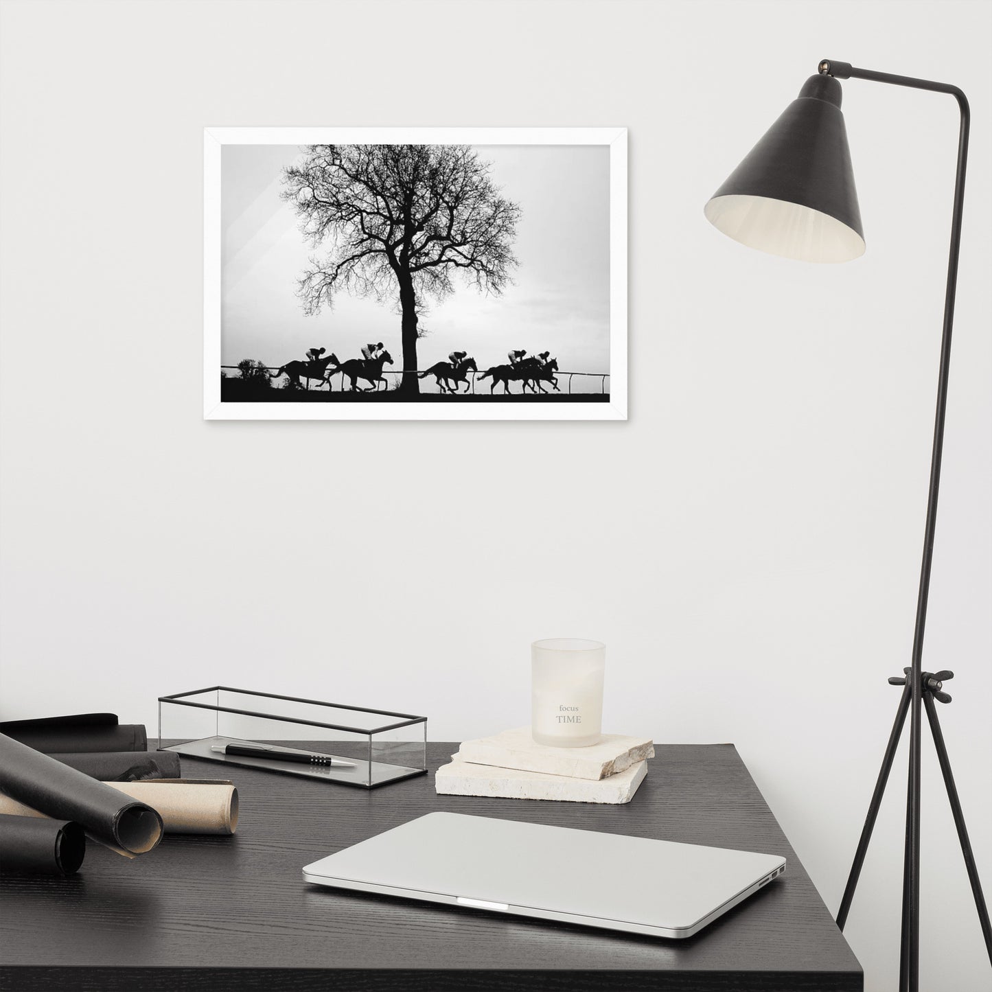 Framed Poster (Horse Wall Art Horizontal - Model 001)