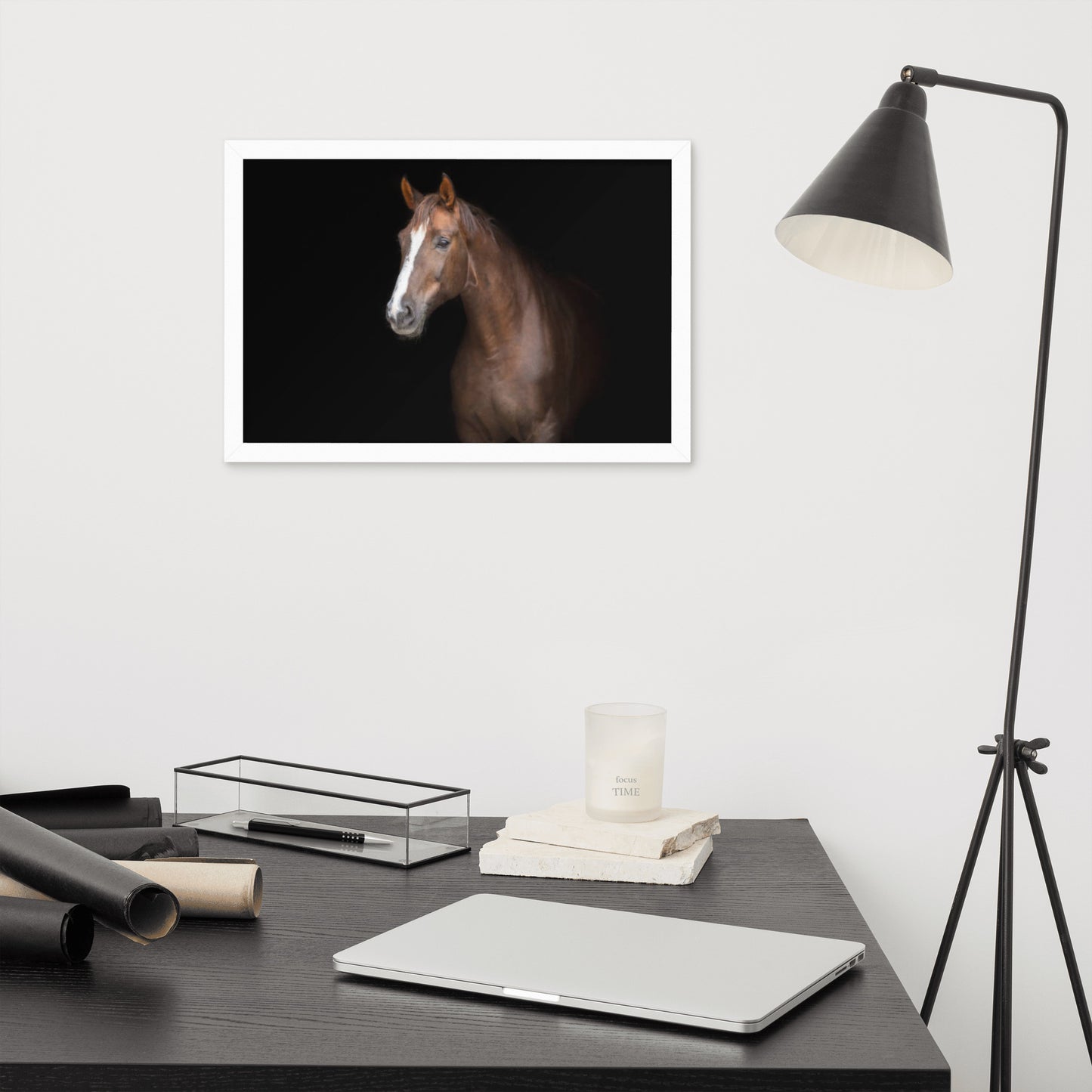 Framed Poster (Horse Wall Art Horizontal - Model 005)