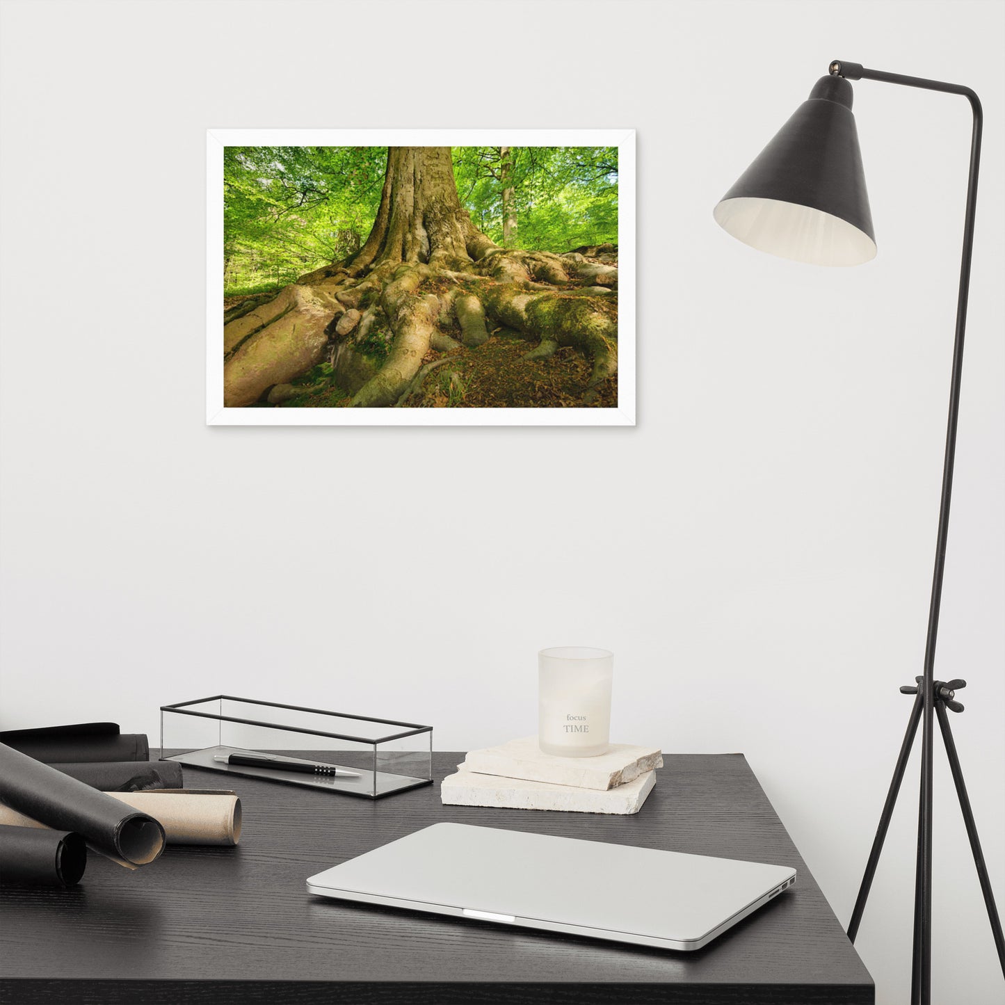 Scenic Nature View Framed Poster Wall Art (Horizontal Model 002)