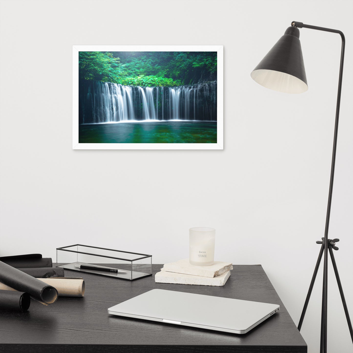 Scenic Nature View Framed Poster Wall Art (Horizontal Model 0010)