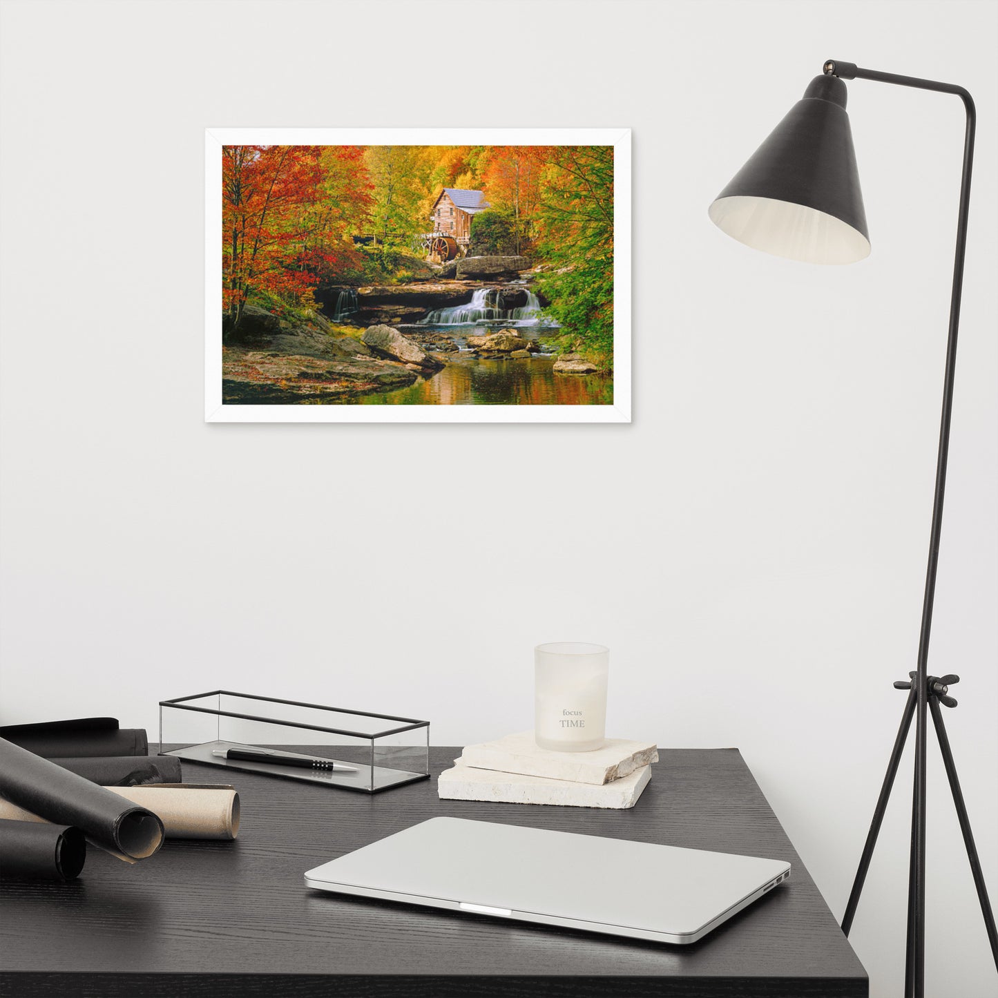 Scenic Nature View Framed Poster Wall Art (Horizontal Model 0011)