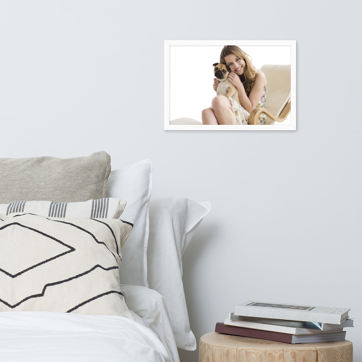 Smiles + Laughter = Priceless. Framed Poster Wall Art (Horizontal Model 0012)