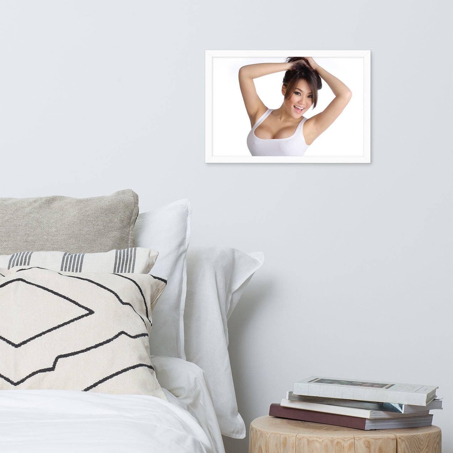 Smiles + Laughter = Priceless. Framed Poster Wall Art (Horizontal Model 0048)