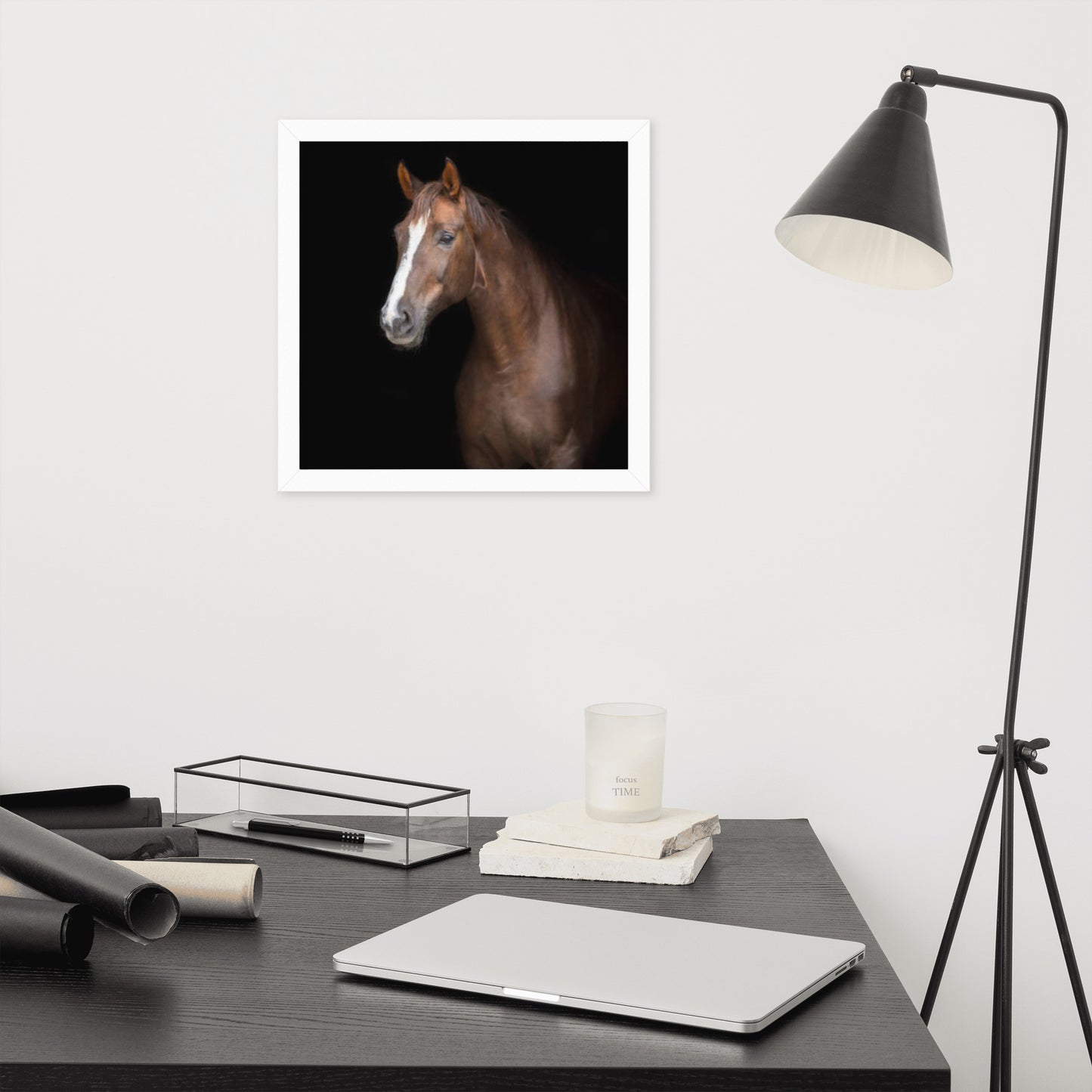 Framed Poster (Horse Wall Art Horizontal - Model 005)