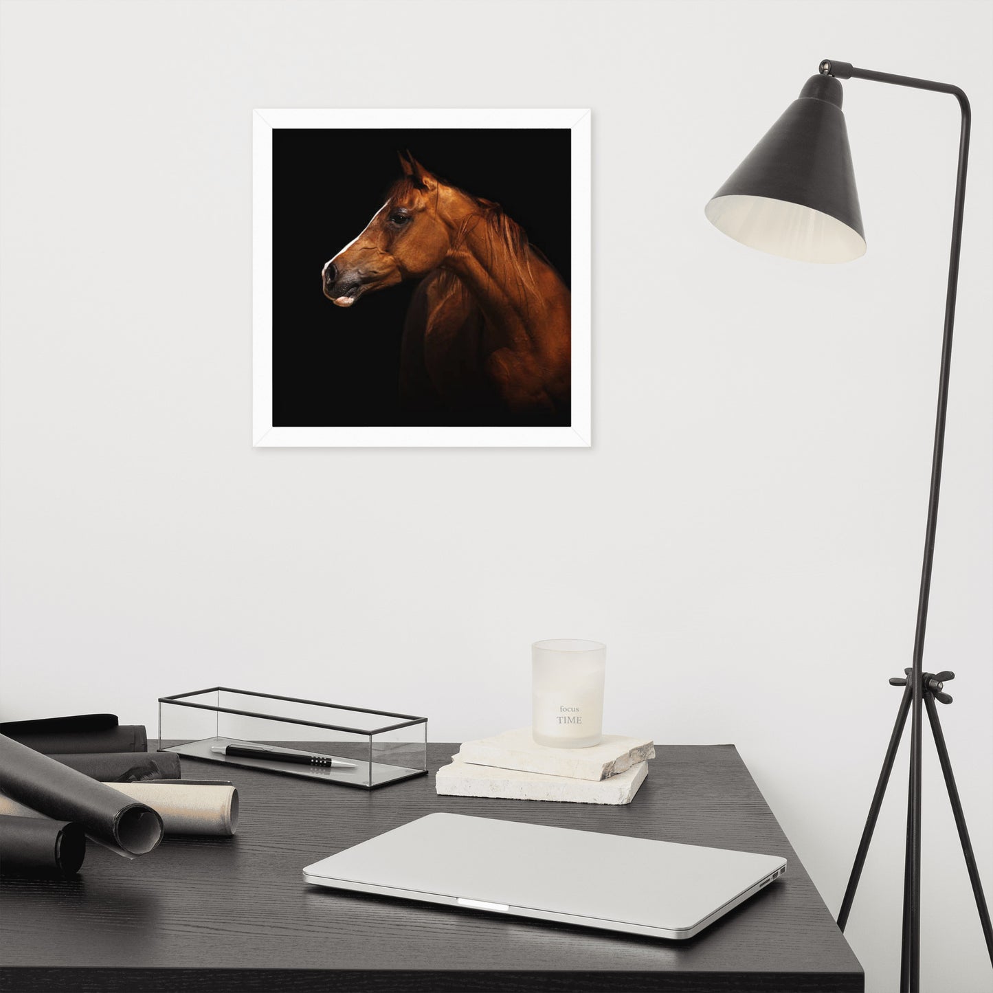 Framed Poster (Horse Wall Art Horizontal - Model 006)