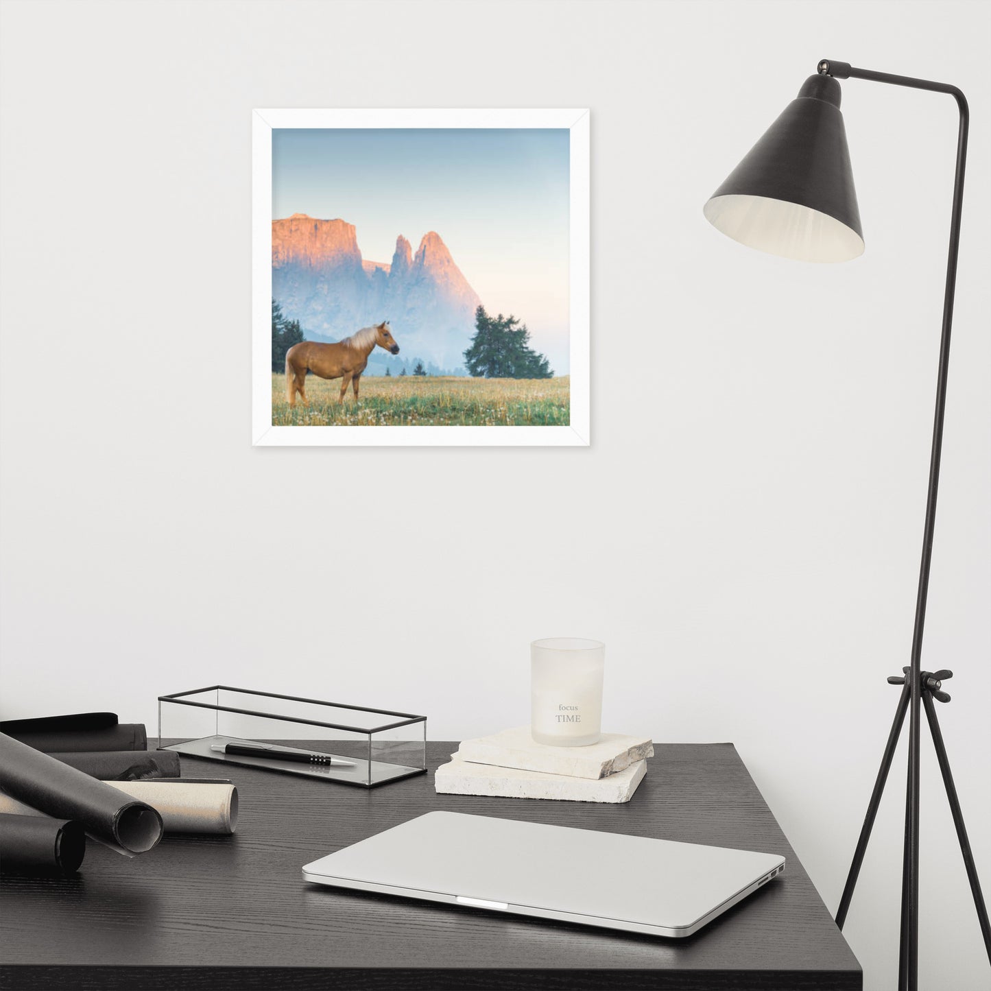 Framed Poster (Horse Wall Art Horizontal - Model 0015)