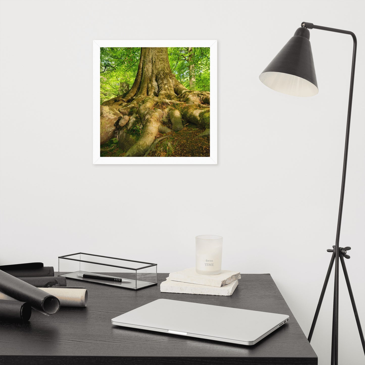 Scenic Nature View Framed Poster Wall Art (Horizontal Model 002)