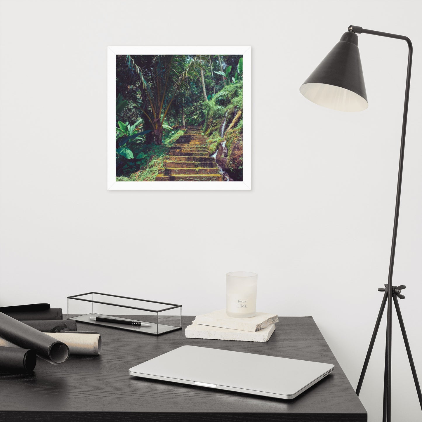 Scenic Nature View Framed Poster Wall Art (Horizontal Model 008)