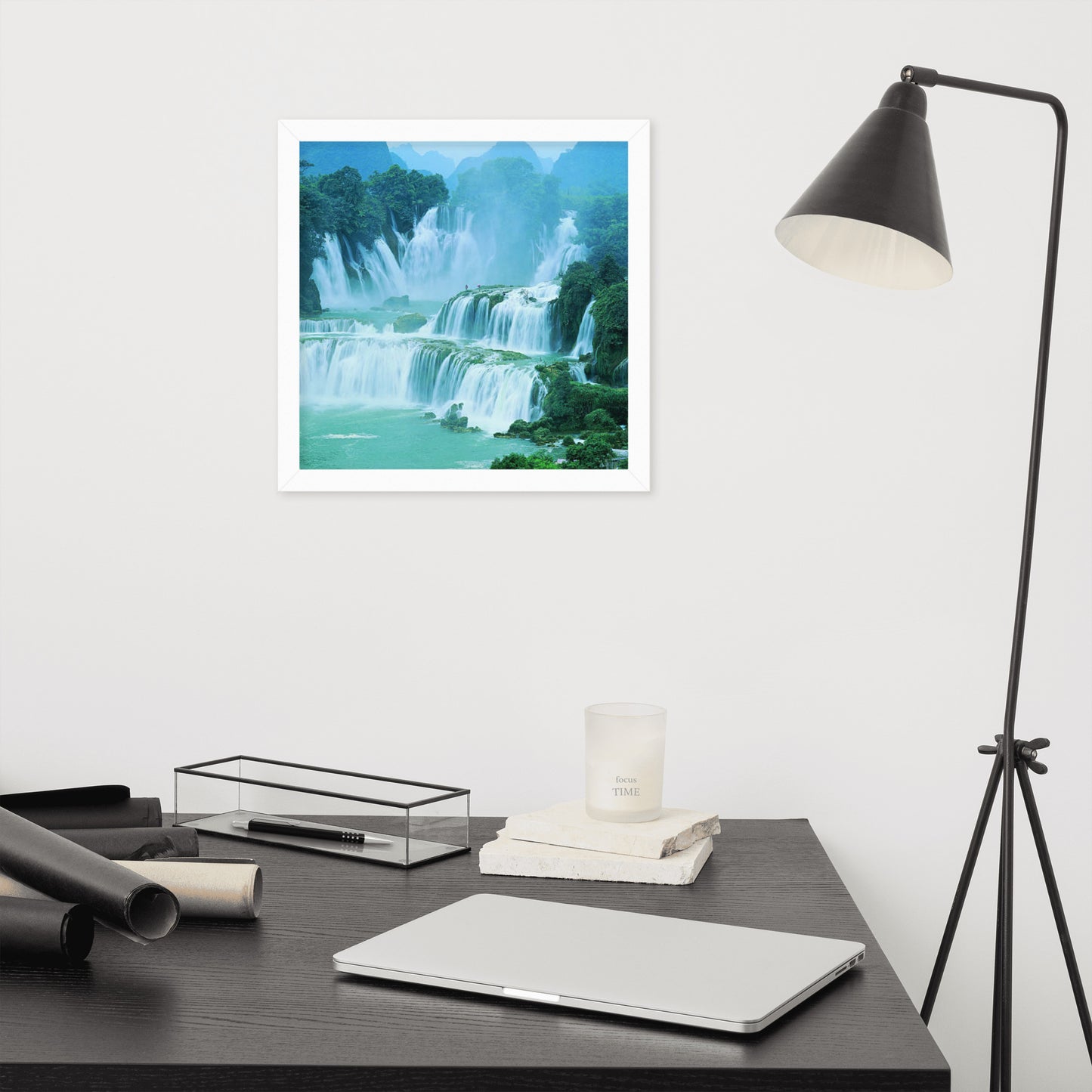 Scenic Nature View Framed Poster Wall Art (Horizontal Model 009)