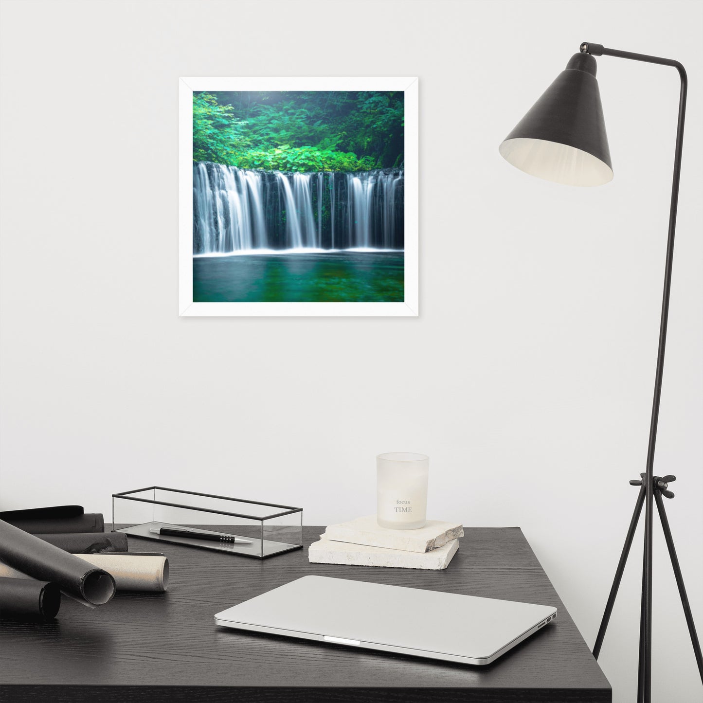 Scenic Nature View Framed Poster Wall Art (Horizontal Model 0010)