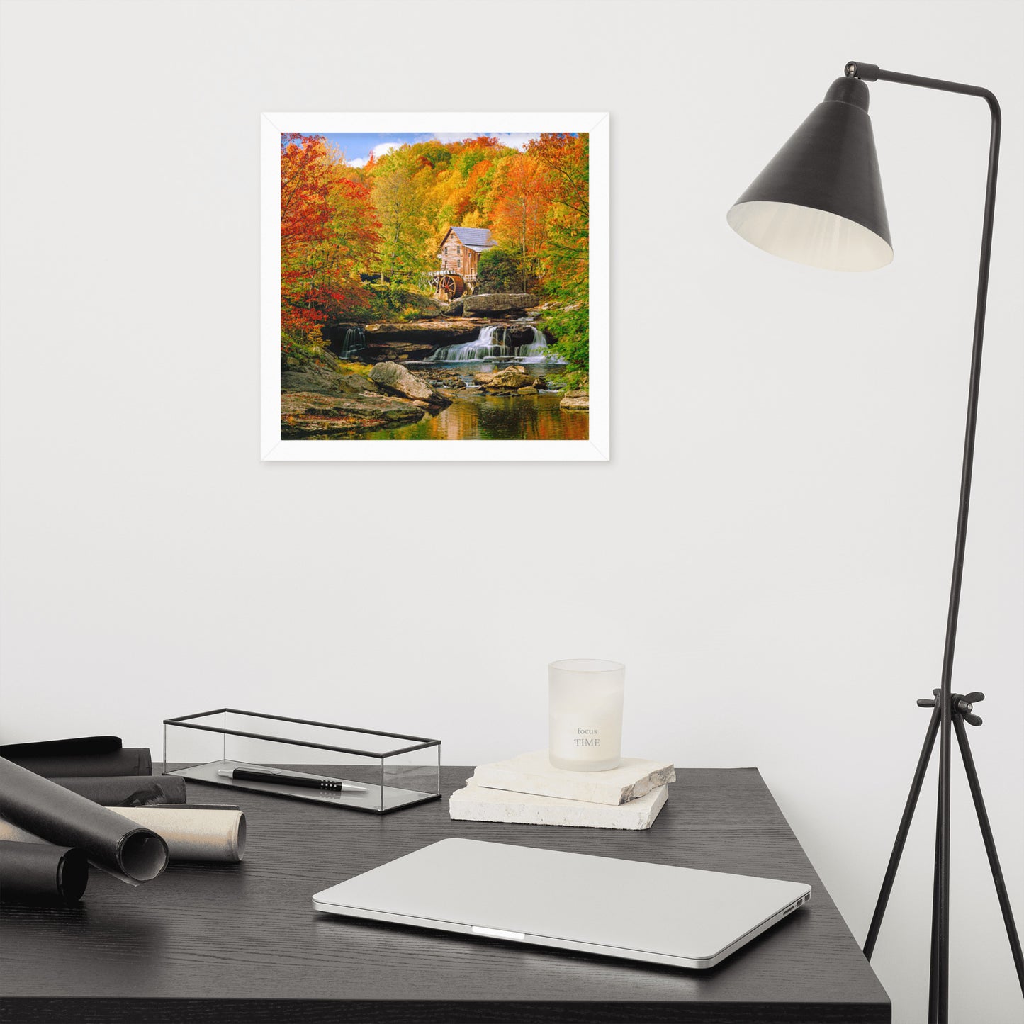 Scenic Nature View Framed Poster Wall Art (Horizontal Model 0011)