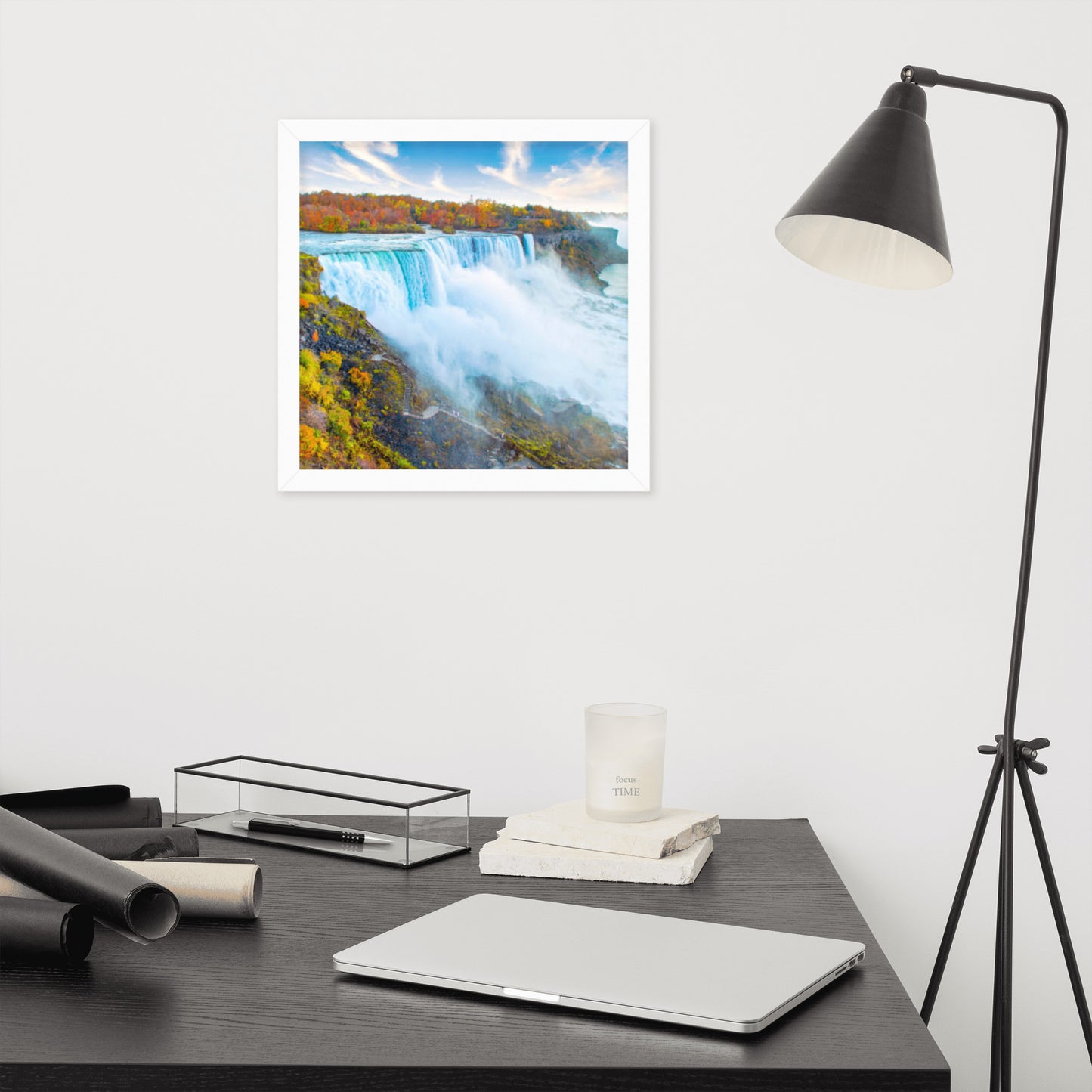 Scenic Nature View Framed Poster Wall Art (Horizontal Model 0012)