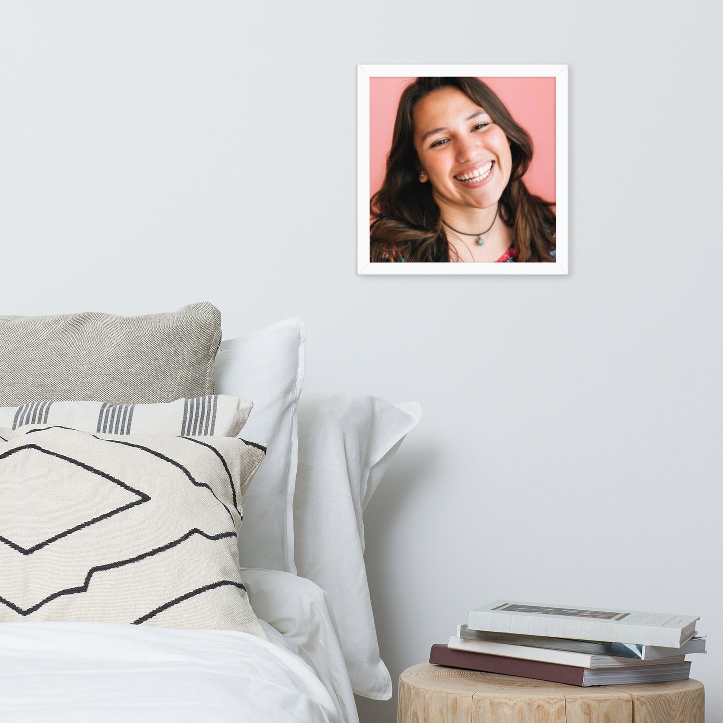 Smiles + Laughter = Priceless. Framed Poster Wall Art (Horizontal Model 0027)