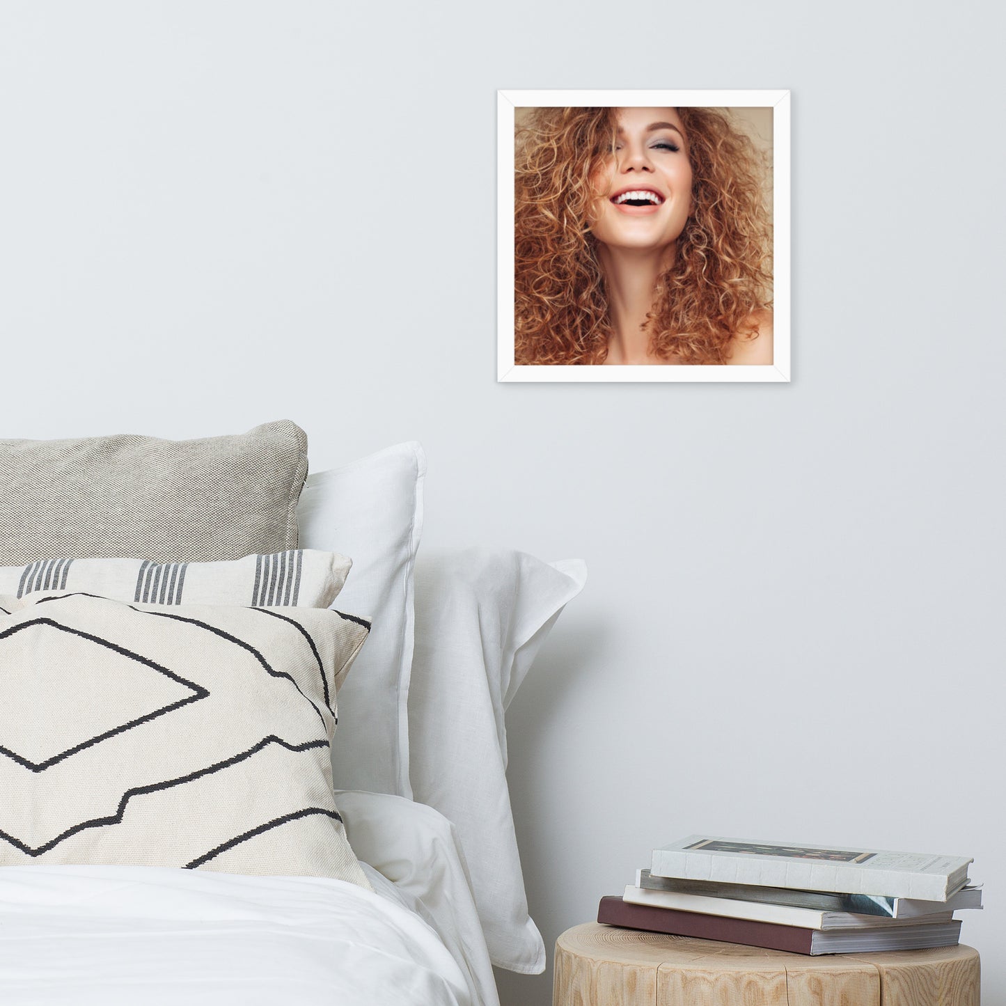 Smiles + Laughter = Priceless. Framed Poster Wall Art (Horizontal Model 0034)