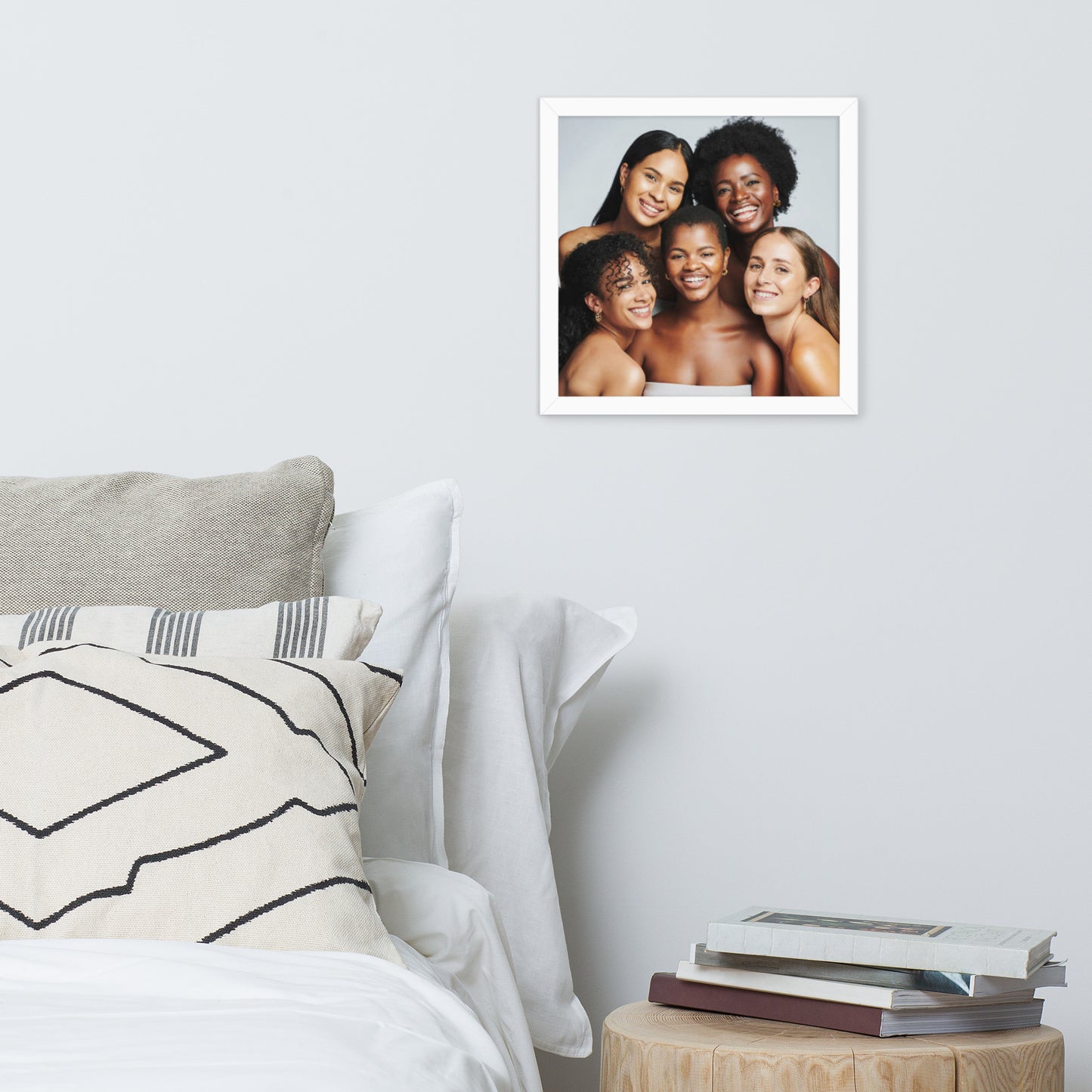 Smiles + Laughter = Priceless. Framed Poster Wall Art (Horizontal Model 0036)