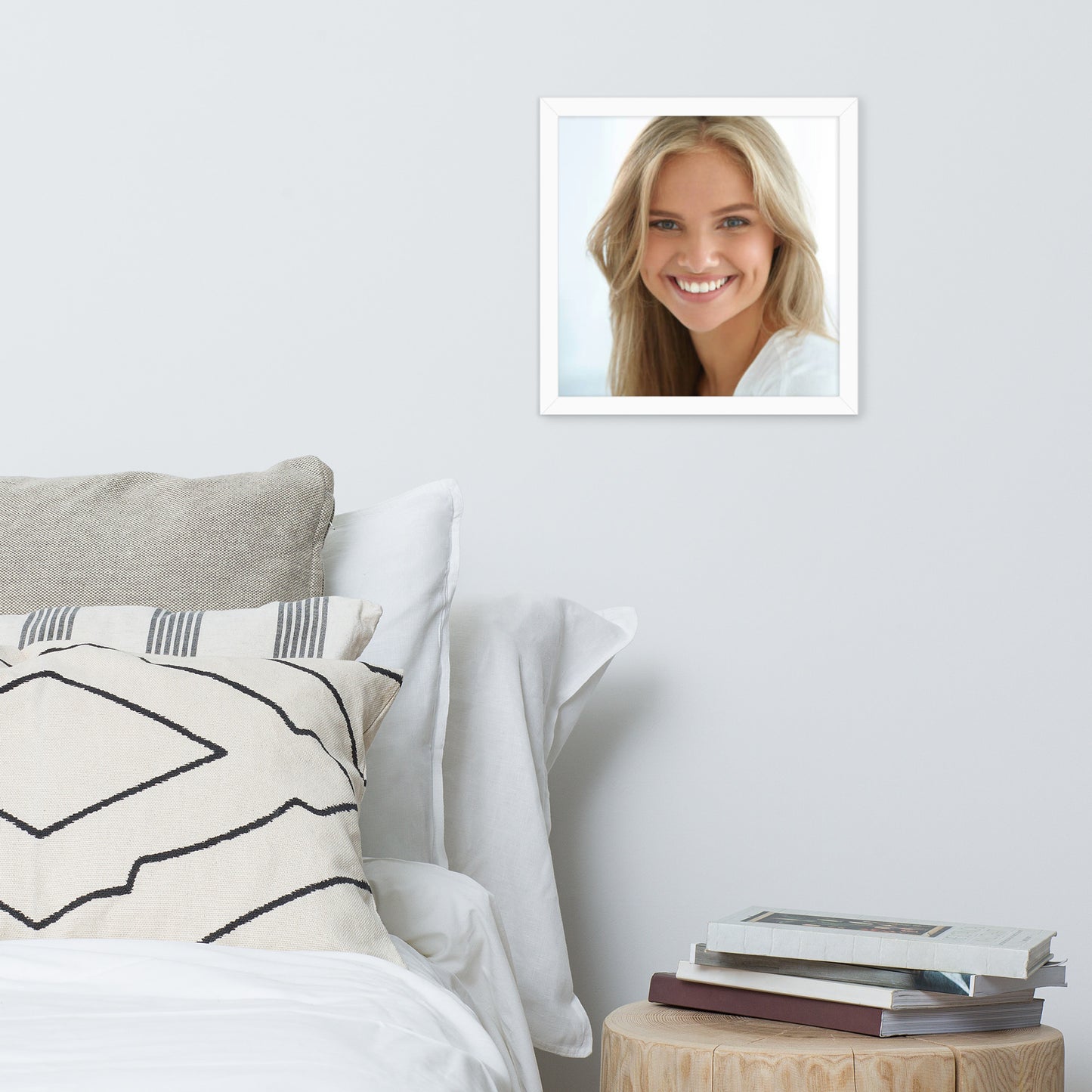 Smiles + Laughter = Priceless. Framed Poster Wall Art (Horizontal Model 0037)