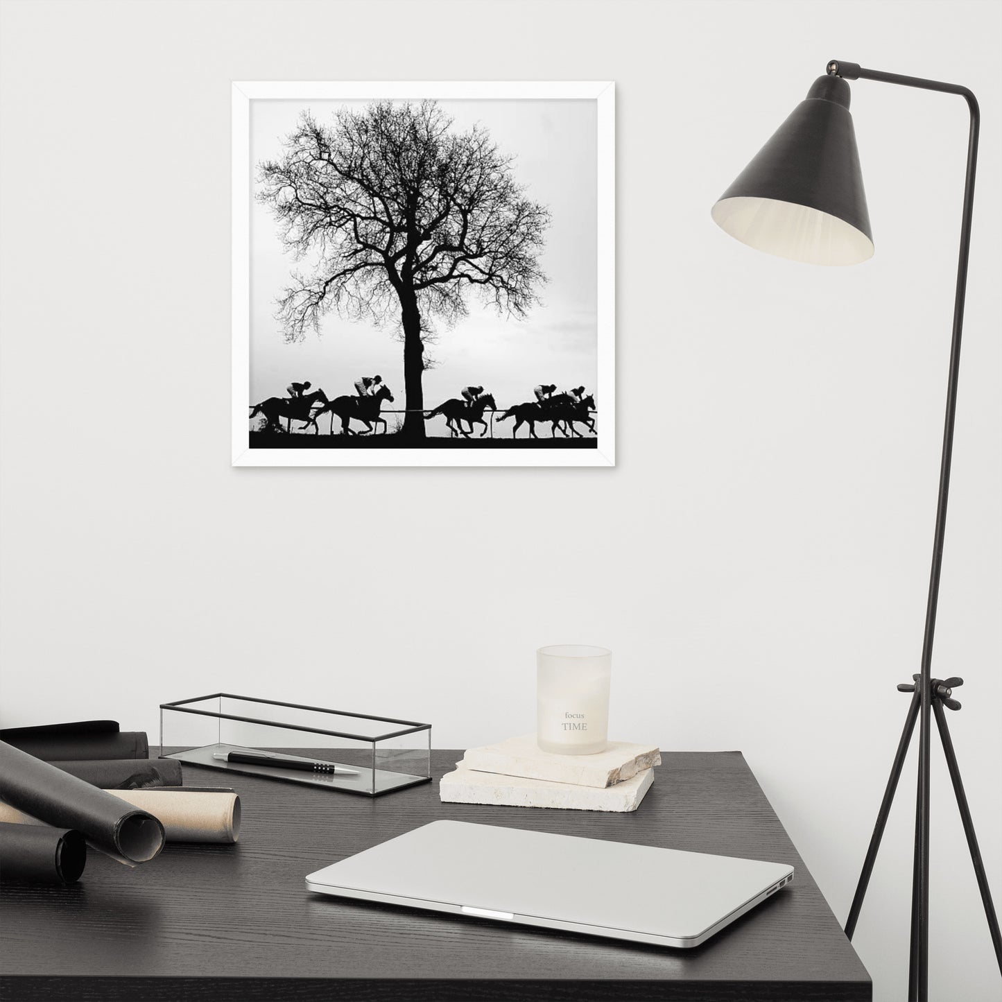 Framed Poster (Horse Wall Art Horizontal - Model 001)