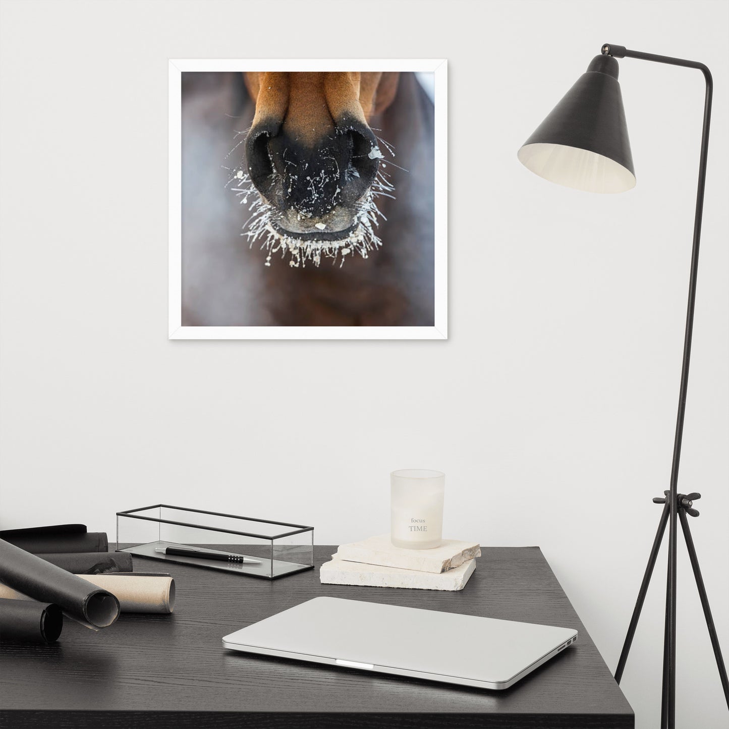 Framed Poster (Horse Wall Art Horizontal - Model 0014)