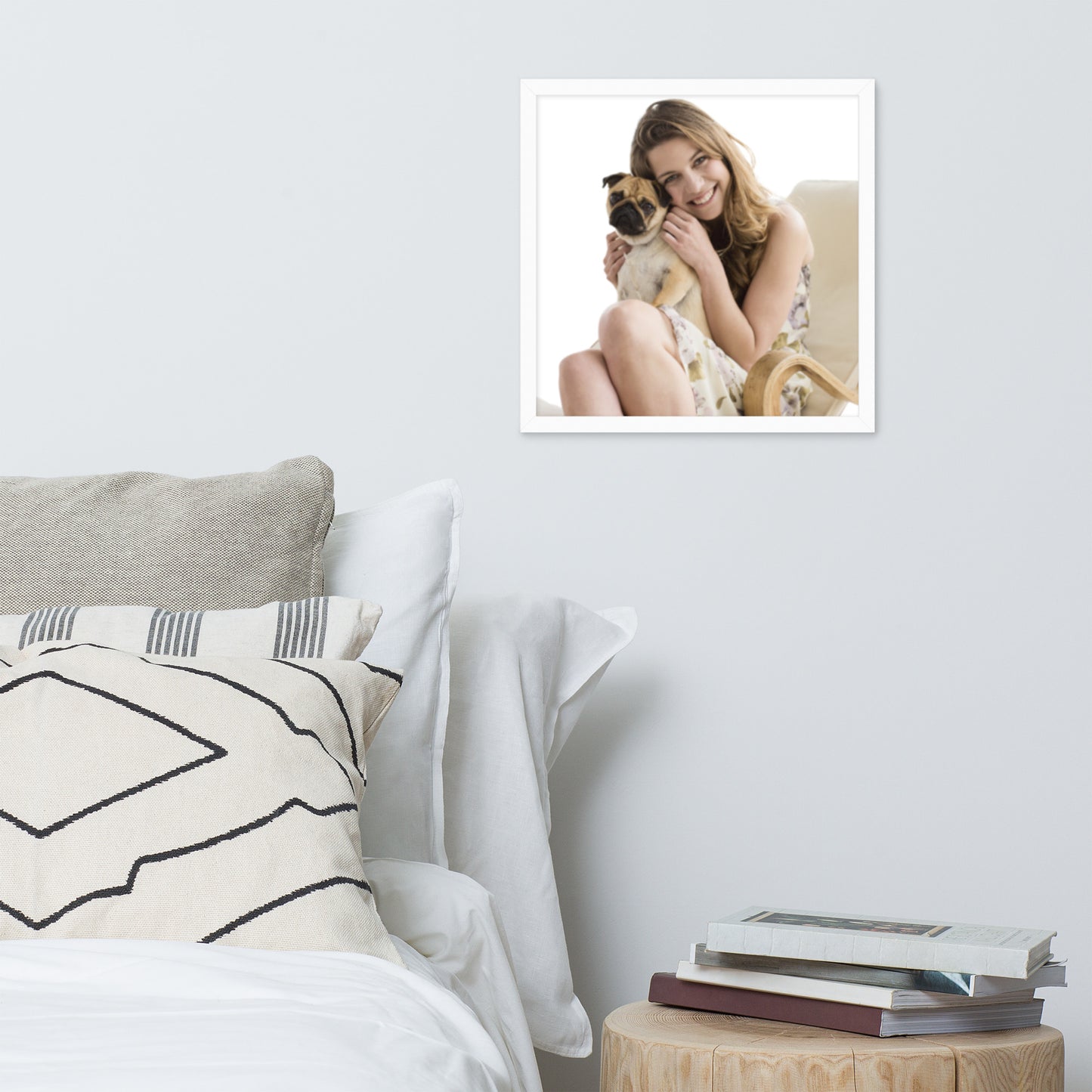 Smiles + Laughter = Priceless. Framed Poster Wall Art (Horizontal Model 0012)