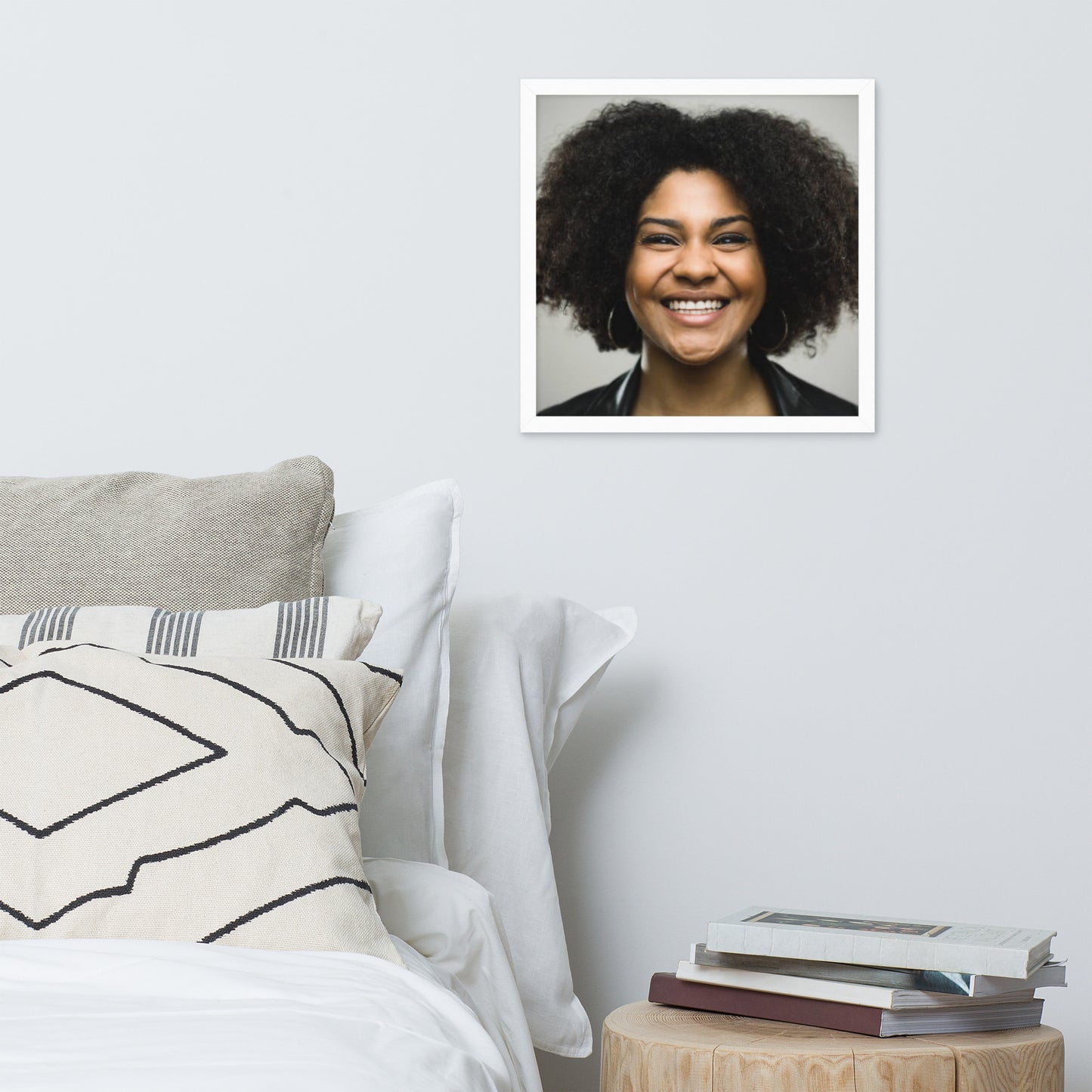 Smiles + Laughter = Priceless. Framed Poster Wall Art (Horizontal Model 0028)